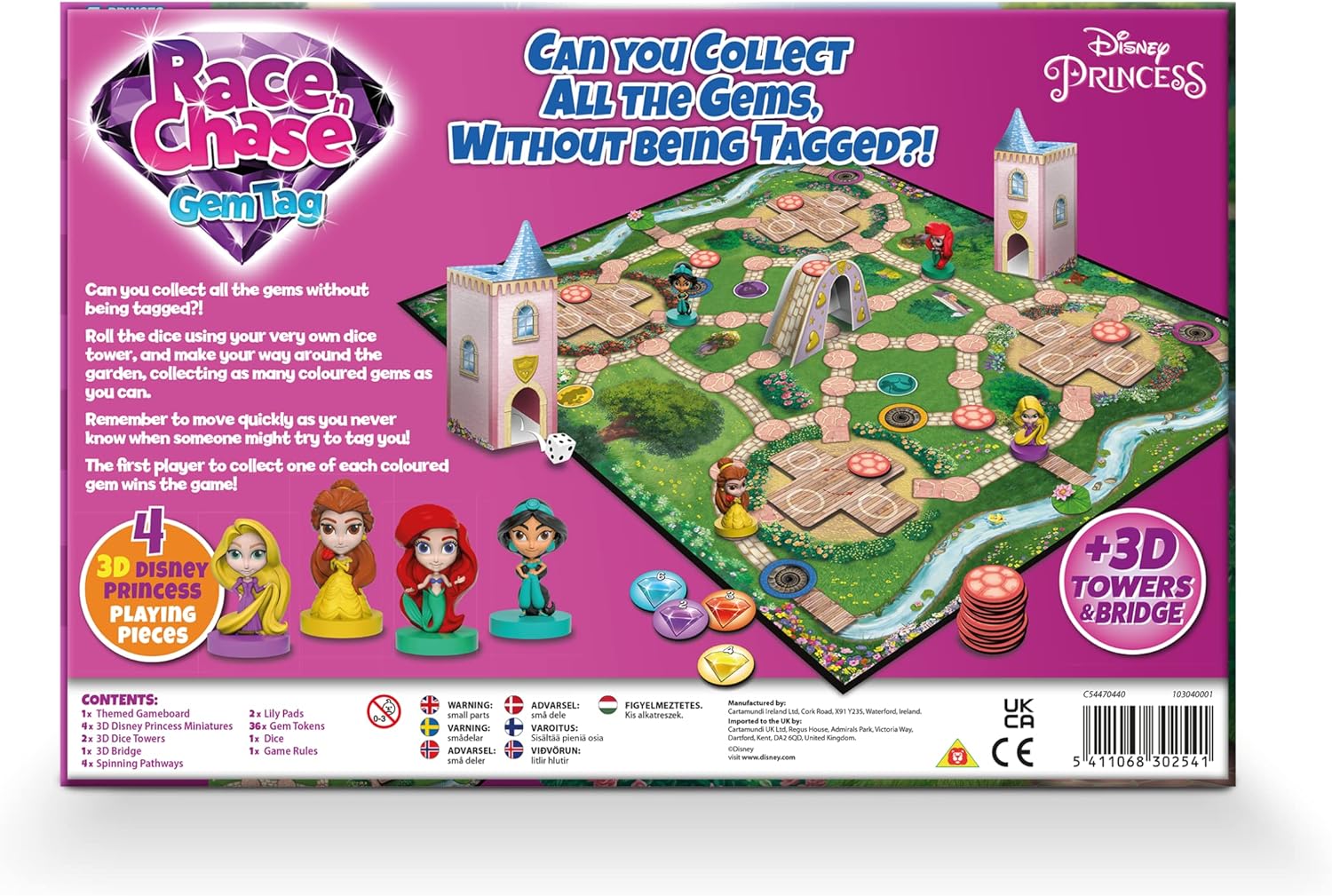 Disney Princess Race N Chase Board Game 5