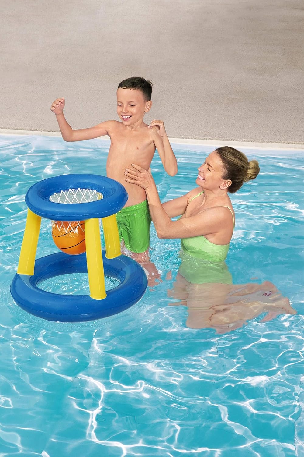 Bestway Splash N Hoop Inflatable Basketball Pool Game - Floating Water Toy for Kids 3+ 10