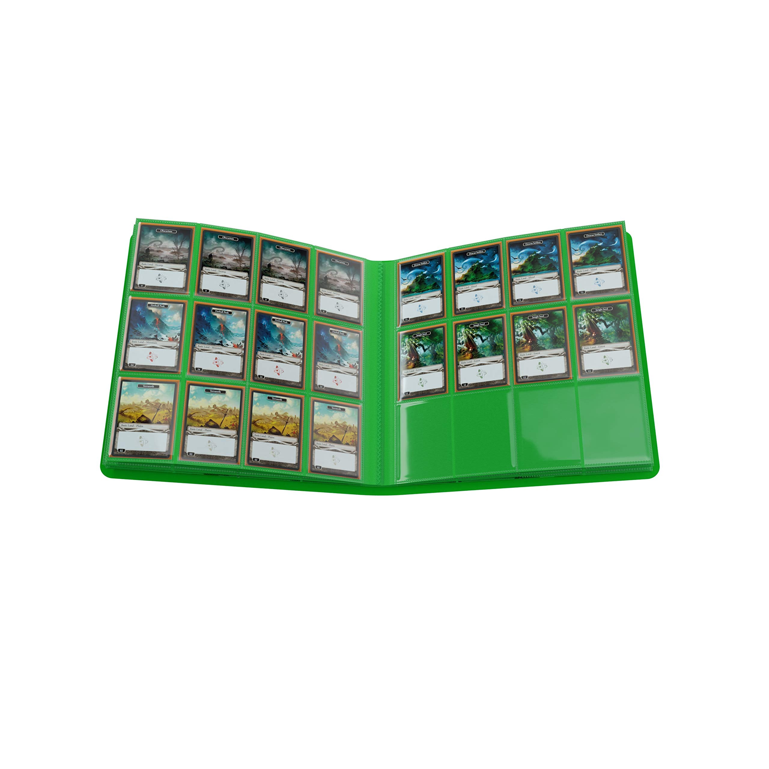 Gamegenic Casual Album 24-Pocket - Green Collectible Card Storage for Double-Sleeved Cards 6