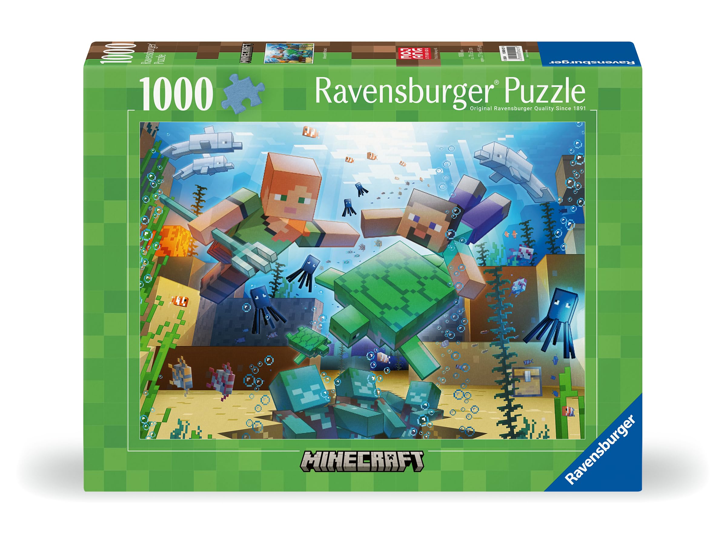 Ravensburger Minecraft Mosaic 1000 Piece Jigsaw Puzzle - Ages 12 and Up 7