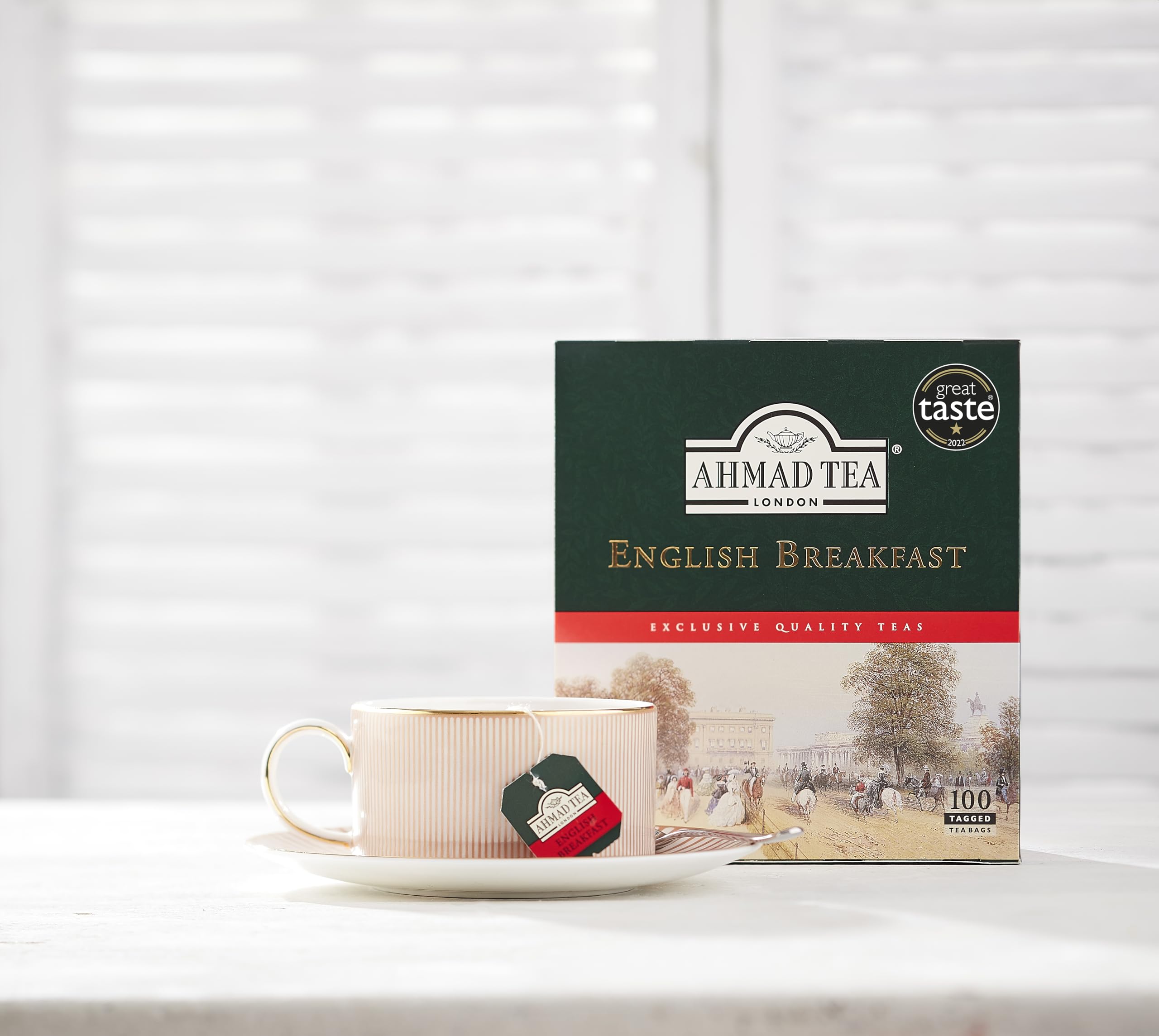 Ahmad Tea - English Breakfast Tea 100 Teabags 10