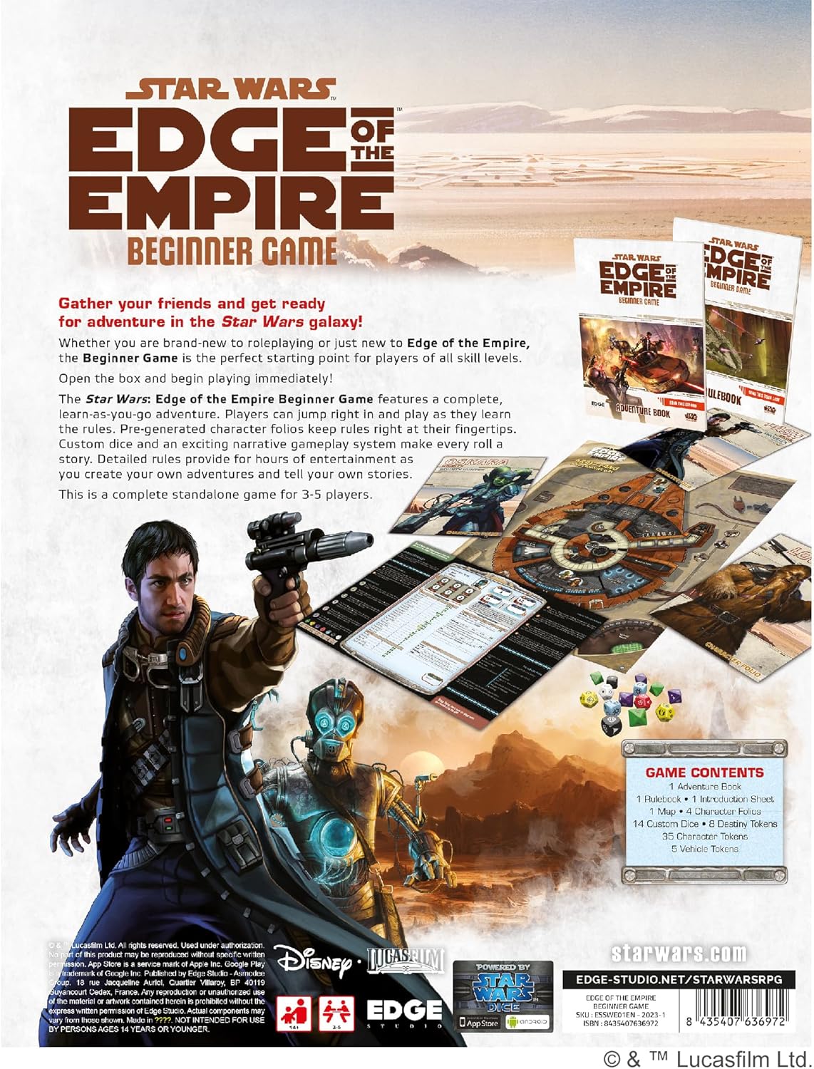 Edge Star Wars: Edge of the Empire RPG Beginner Game 3