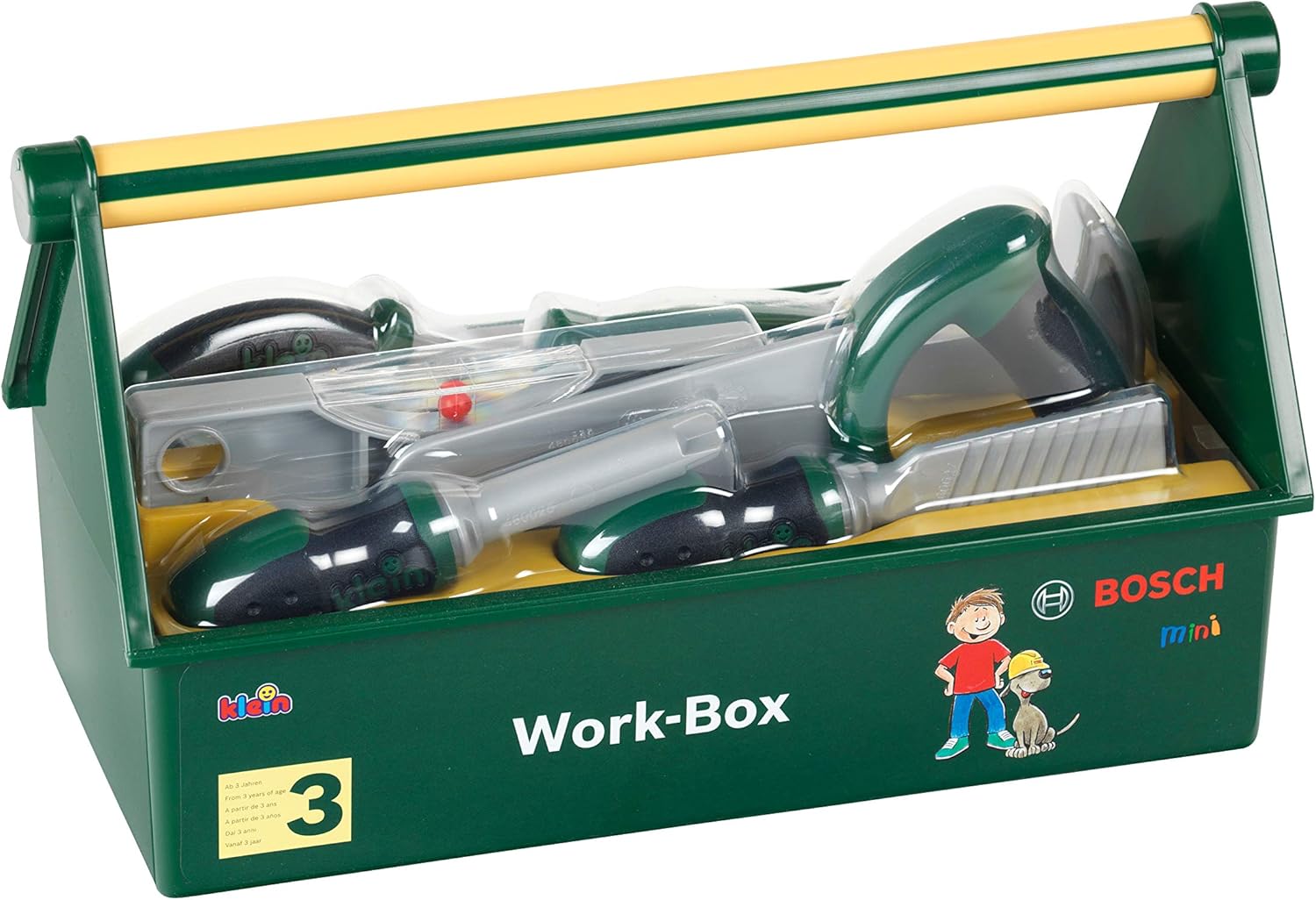 Theo Klein 8573 Bosch Tool Box Set - 7-Piece Play Tools for Kids 3 Years and Up 6