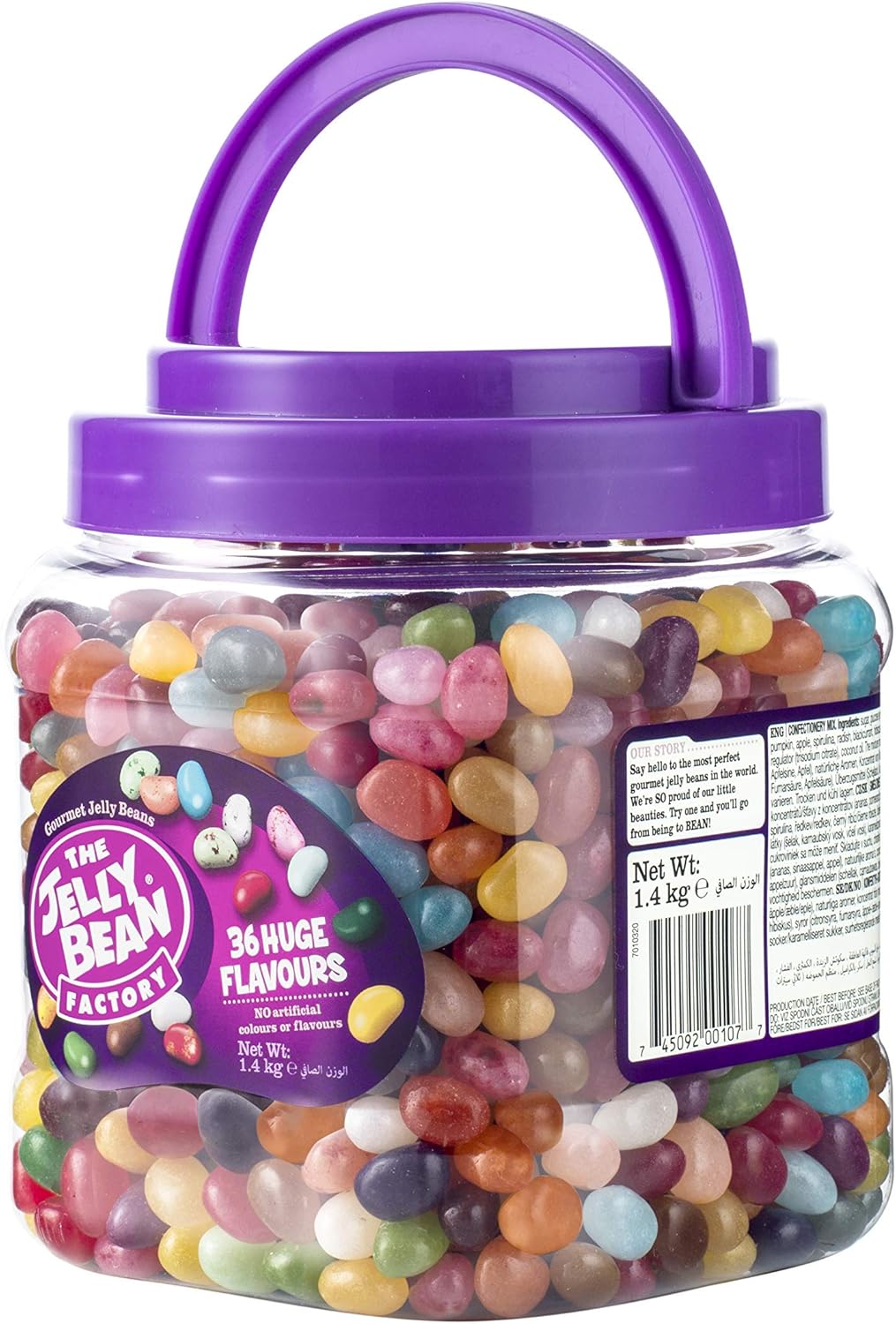 The Jelly Bean Factory Huge Flavours, 1.4kg Gourmet Jelly Beans Jar 9