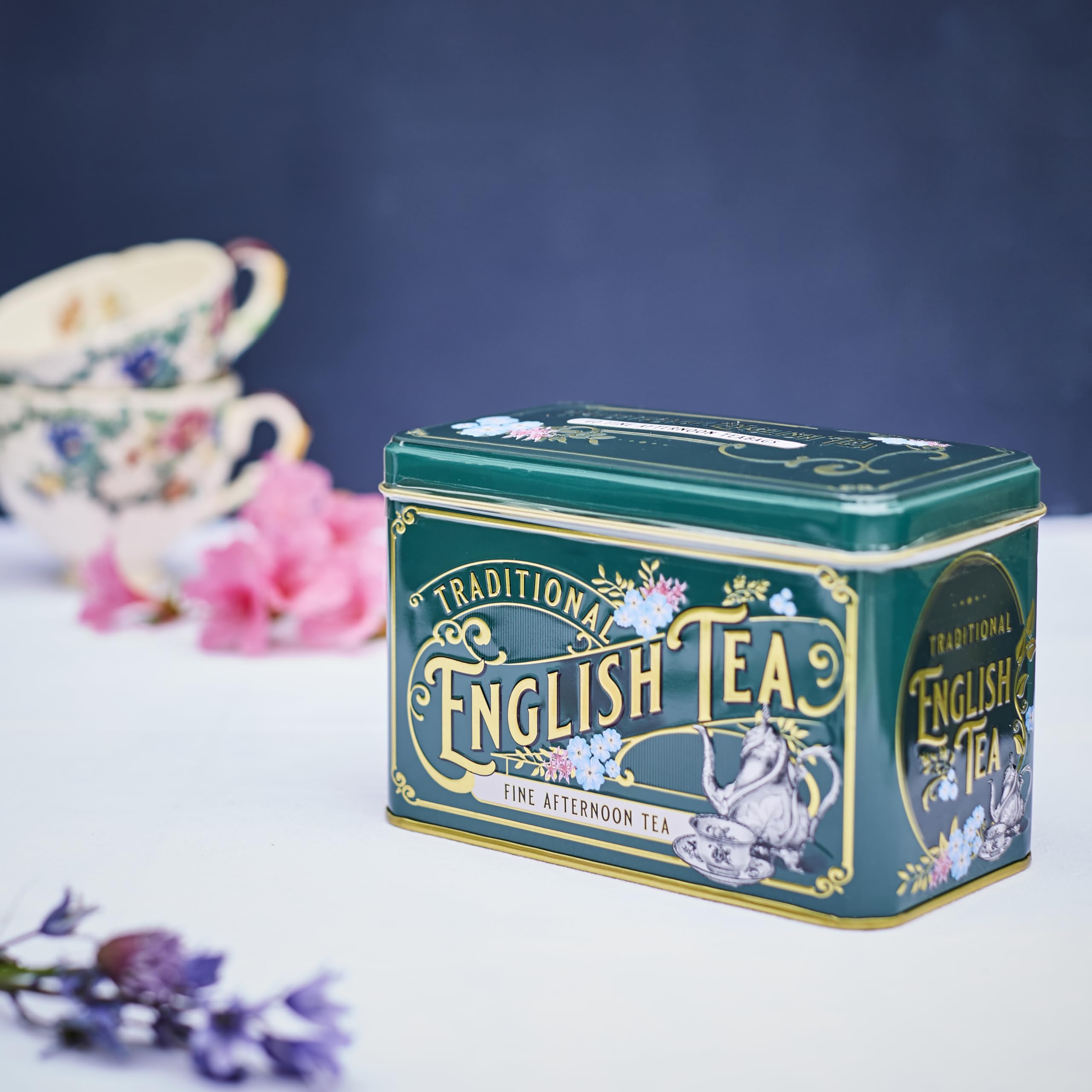 New English Teas Vintage Victorian Tea Tin with 40 English Afternoon Teabags 9