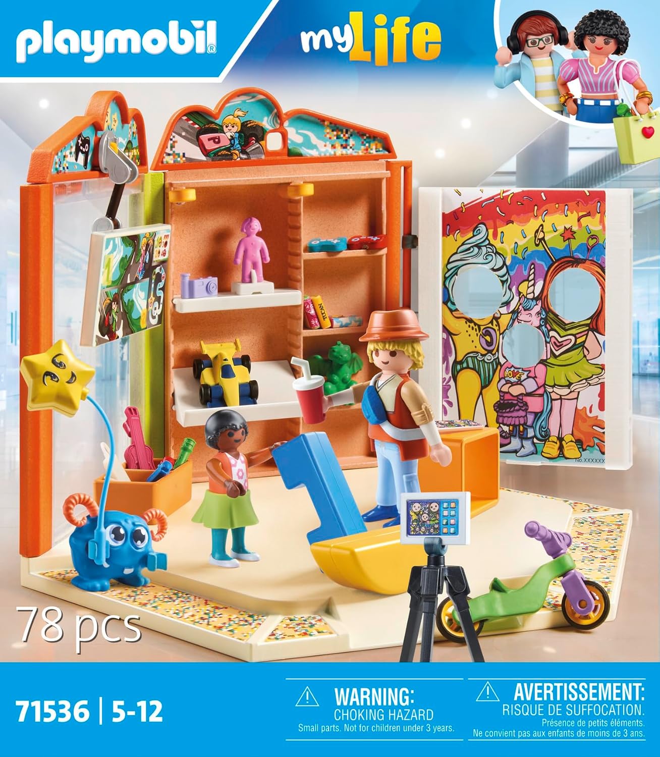Playmobil 71536 myLife Toys Shop Playset - Imaginative Role Play for Kids Ages 5+ 6