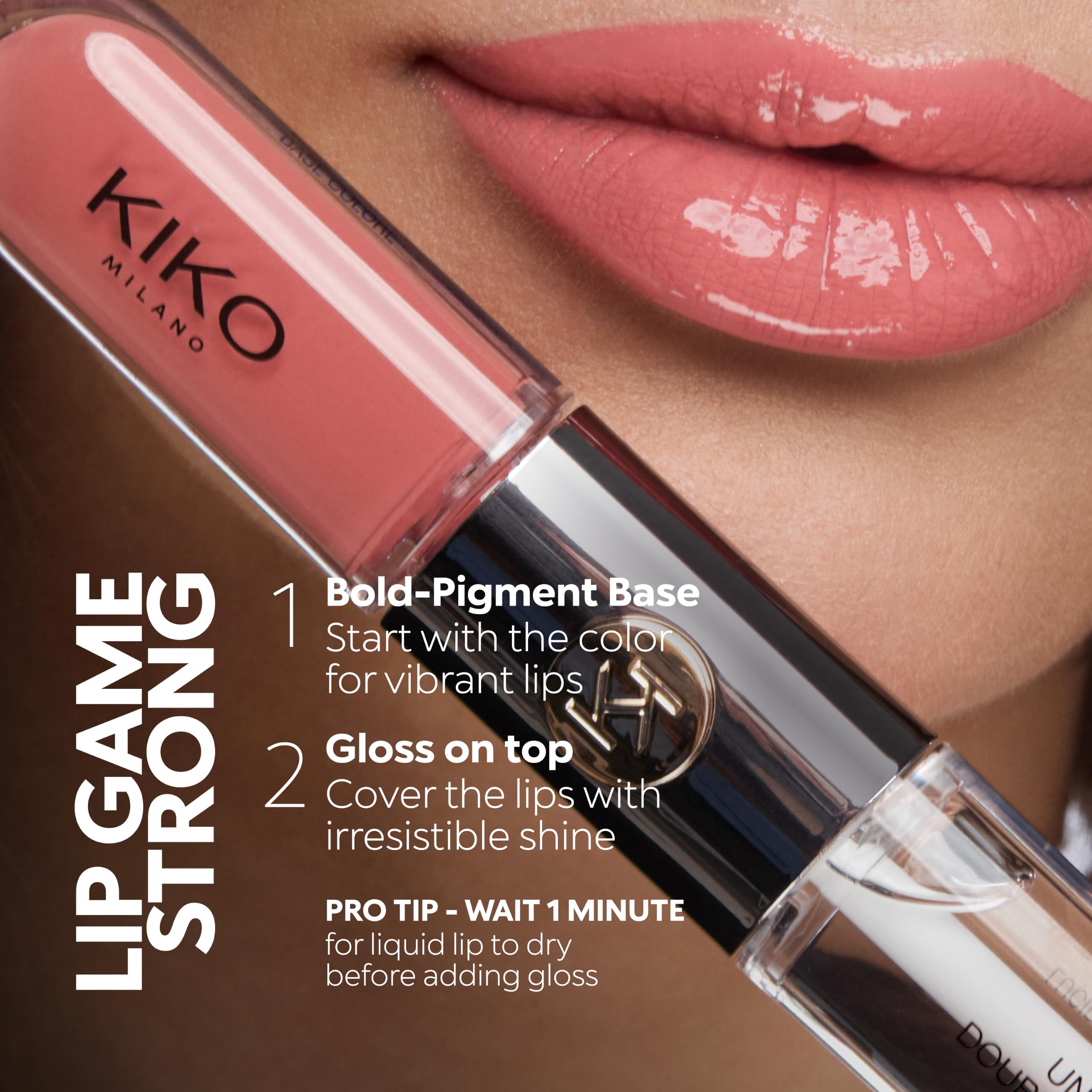 Kiko Milano Unlimited Double Touch Liquid Lipstick - 104 Sangria, 12-Hour Wear, Bright Finish 7