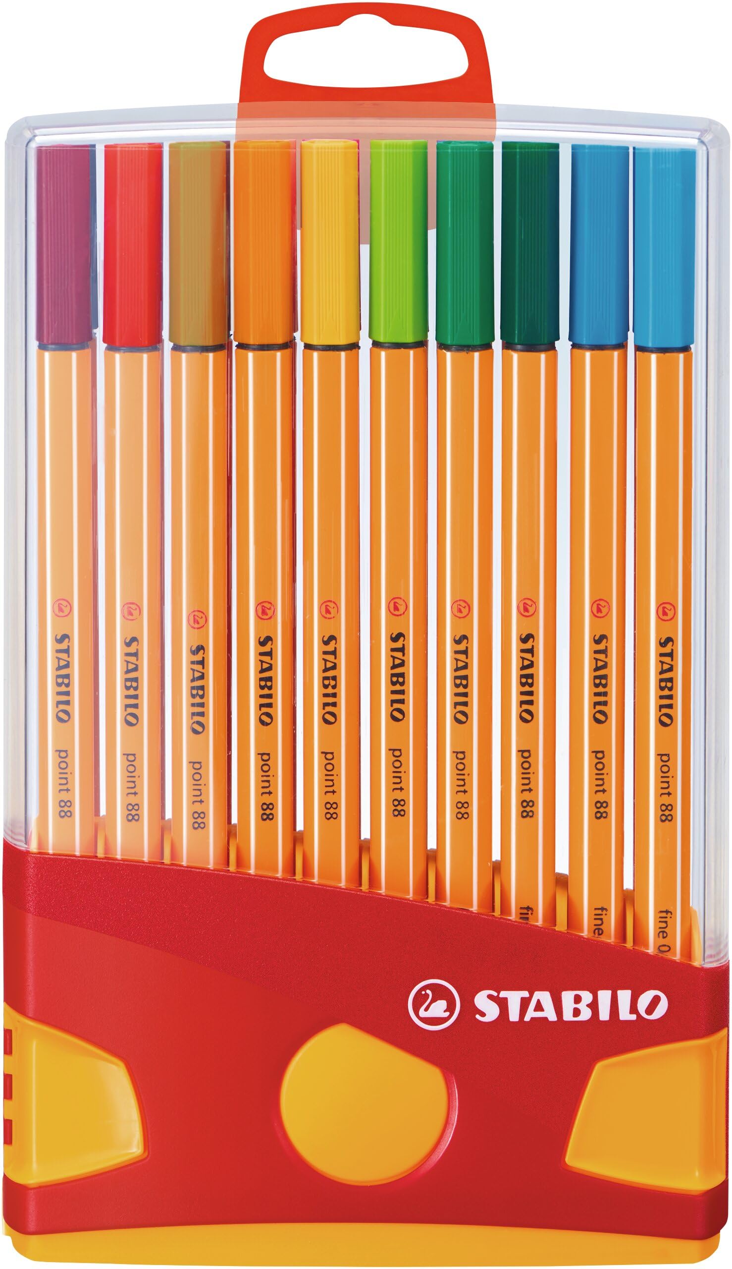 STABILO point 88 - Fineliner - ColorParade - Pack of 20 - Assorted Colours with Hanging Loop 6
