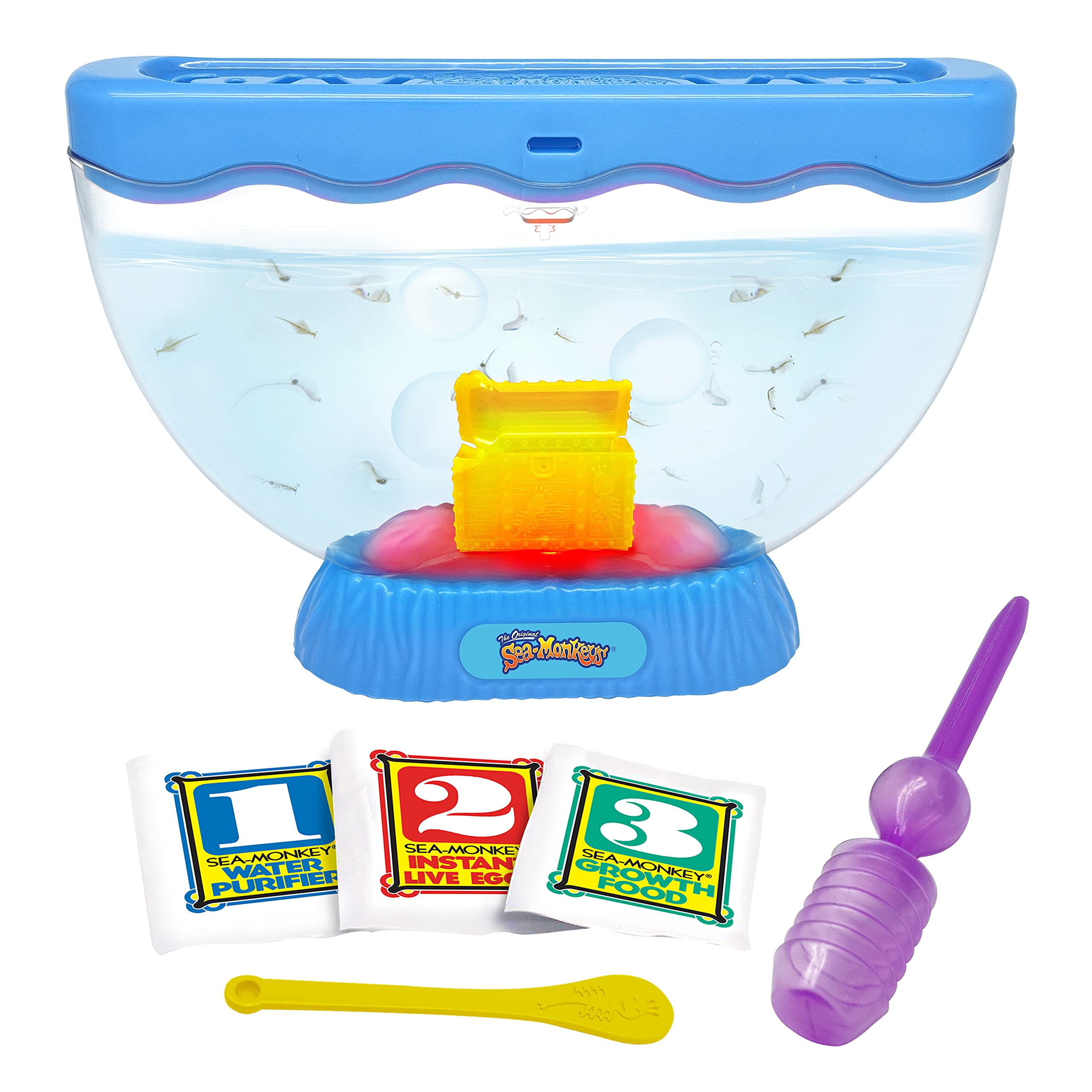 Sea Monkeys Ocean Treasure Aquarium - Educational Science Kit for Kids 6+