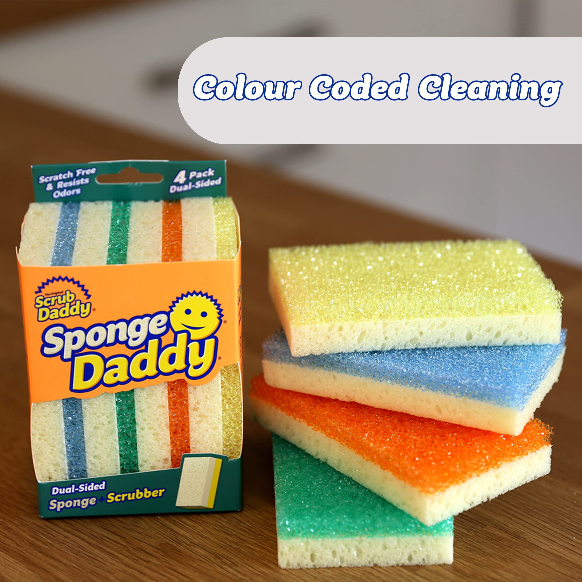 Scrub Daddy - Sponge Daddy Dual-Sided Scrubber Sponge for Dishes & Surfaces 16