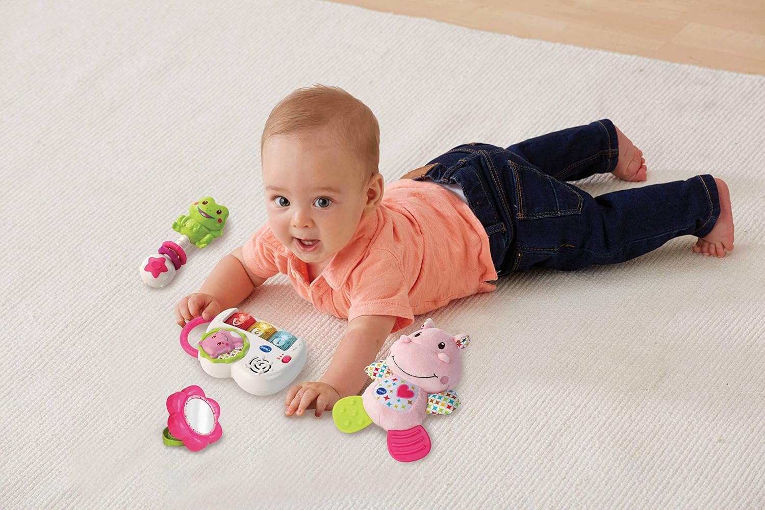 VTech My First Gift Set New Baby Gifts | Newborn Baby Toys Including Hippo Anima 8