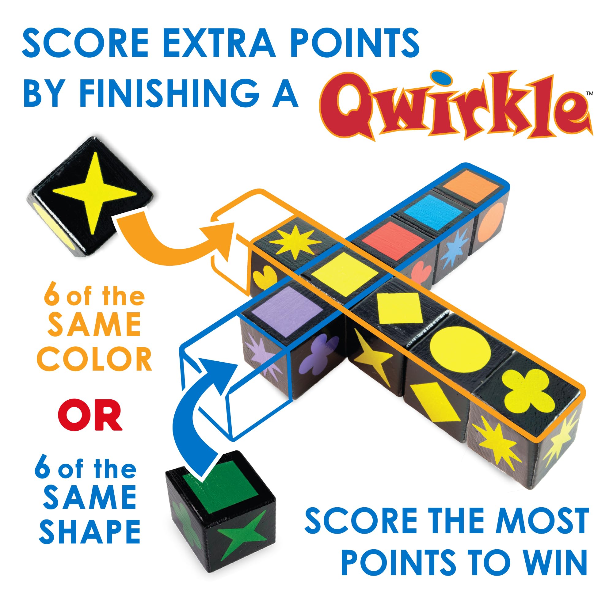 MindWare Qwirkle Cubes Miniature Game | Ages 6+ | 2-4 Players | 45 Minutes 6