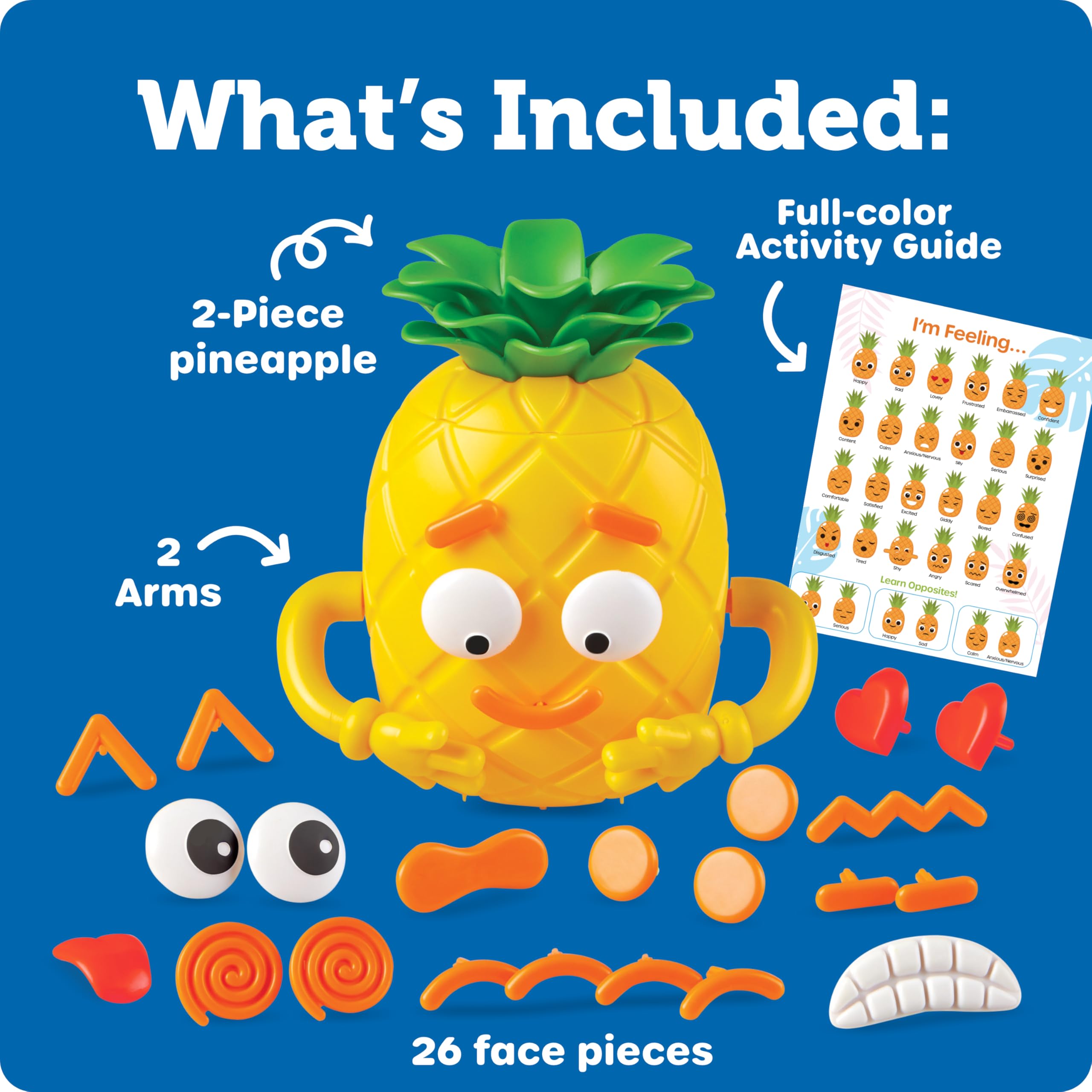 Learning Resources Big Feelings Pineapple - SEL Social-Emotional Learning Toy for Ages 3+ 13