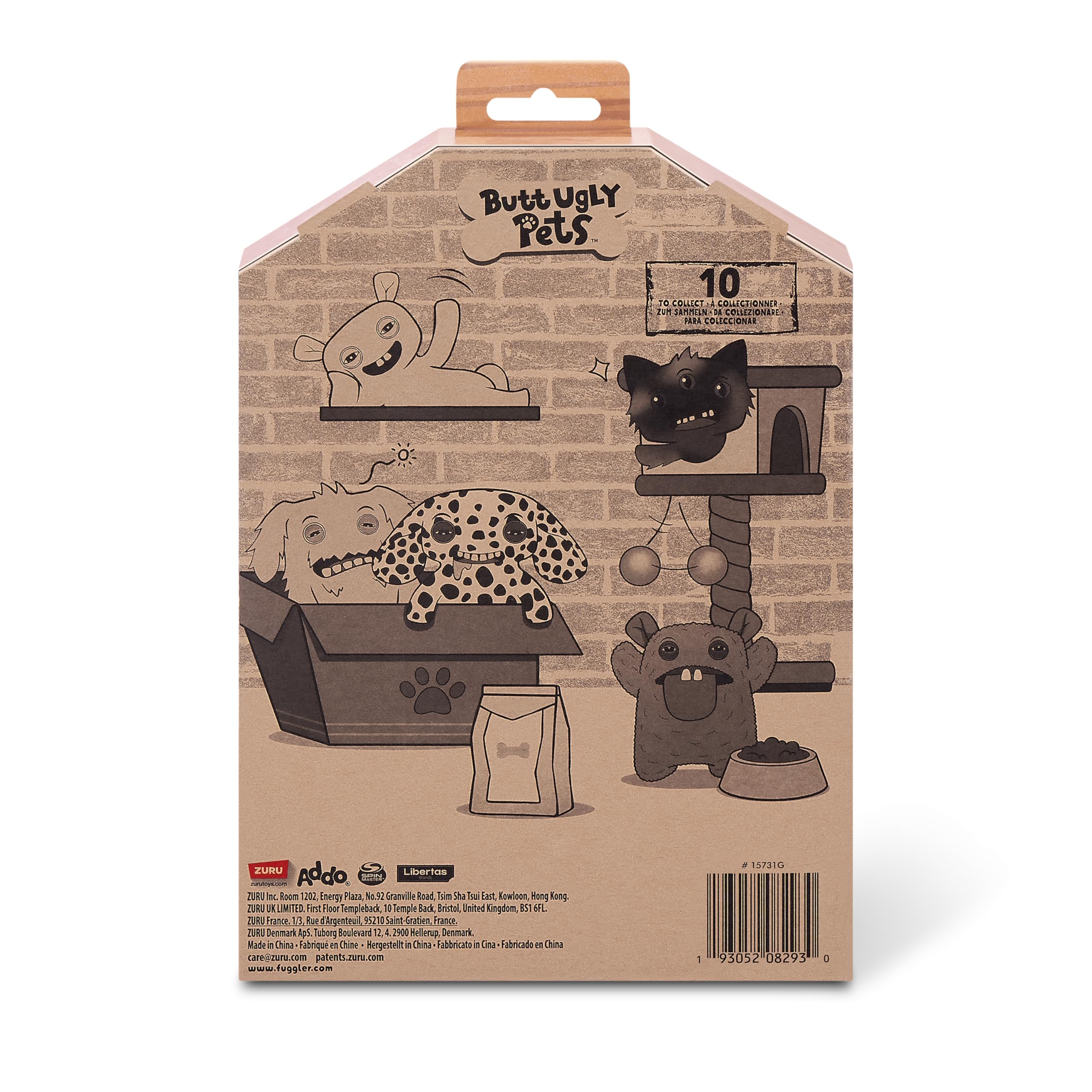 Fuggler Butt Ugly Pets 9-inch Series 1 Plush - Funny Ugly Monster Stuffed Animals by ZURU 6