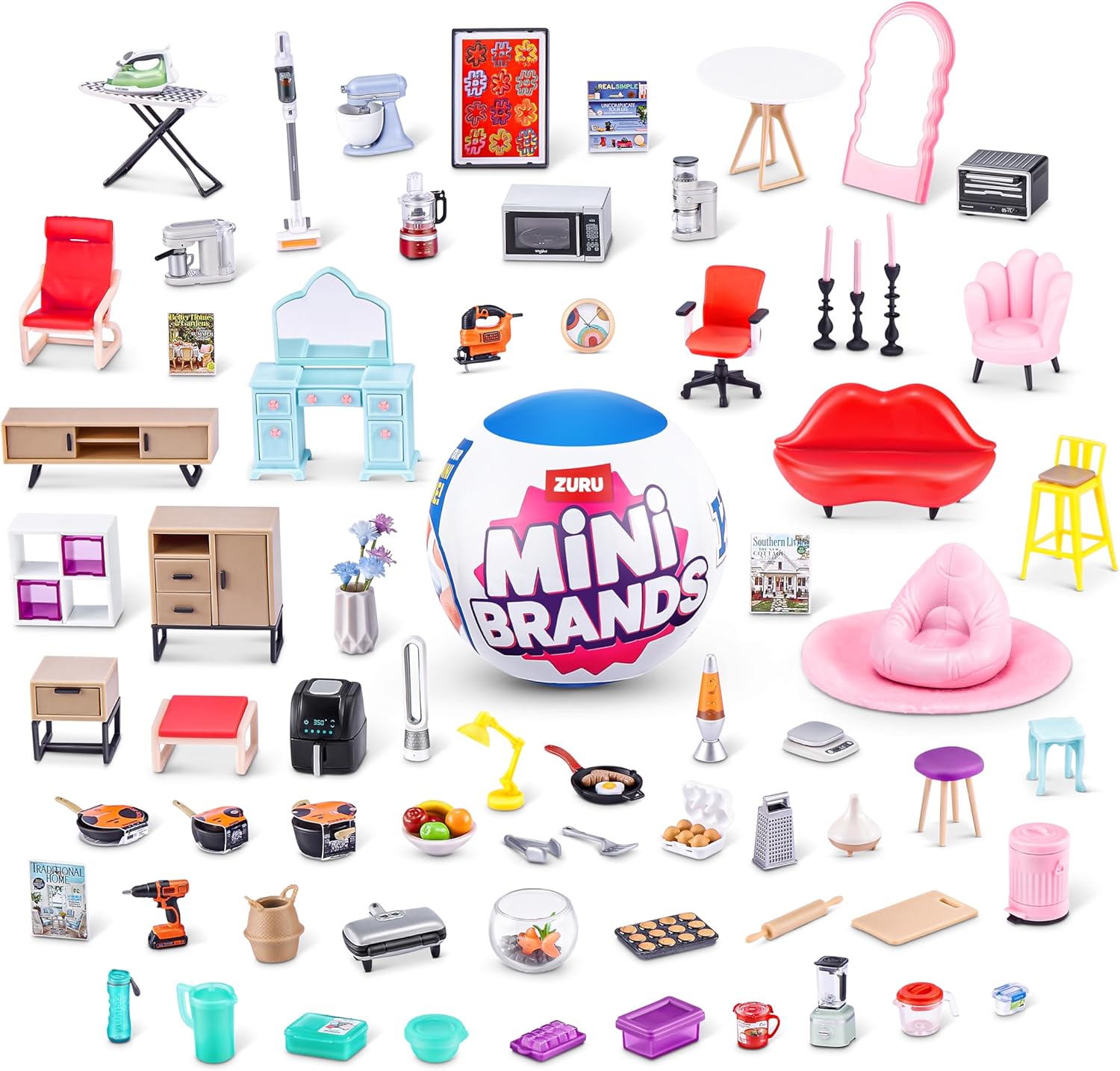 Mini Brands Home Capsule by ZURU - Collectible Mini Home Figures with Surprise Appliances, 3+ Years 7