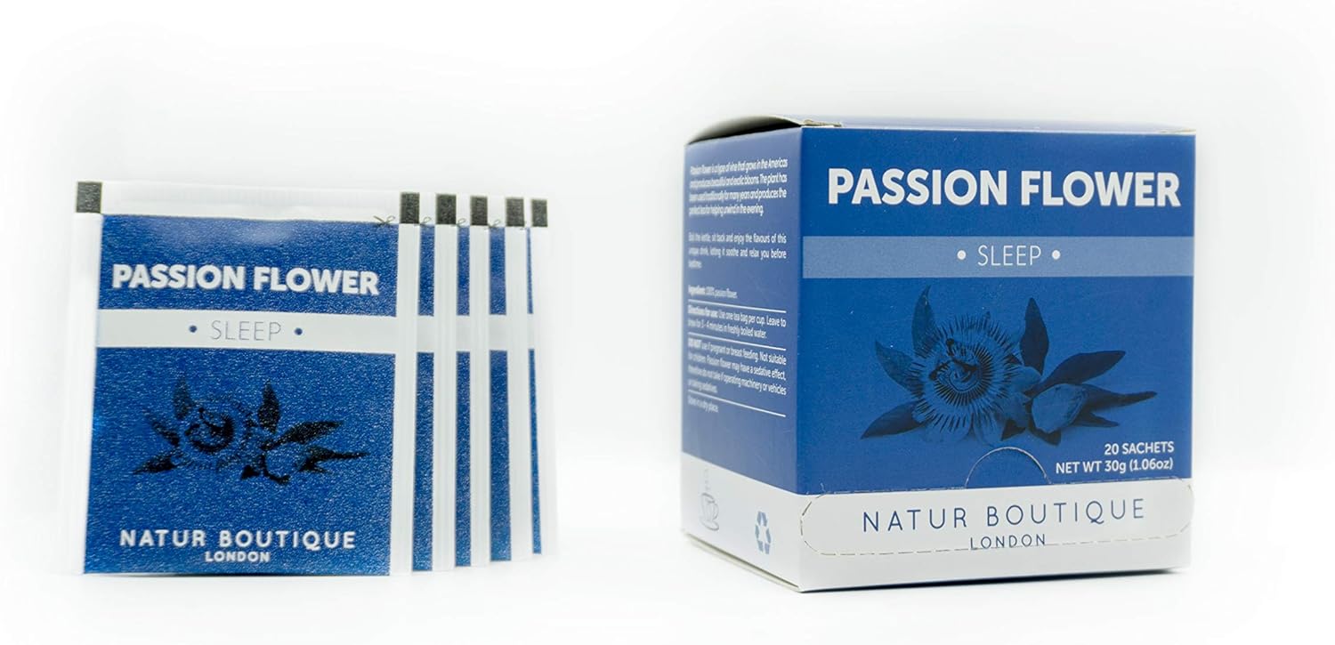 Natur Boutique Passion Flower Tea Sachets, 30 g, 20 Count