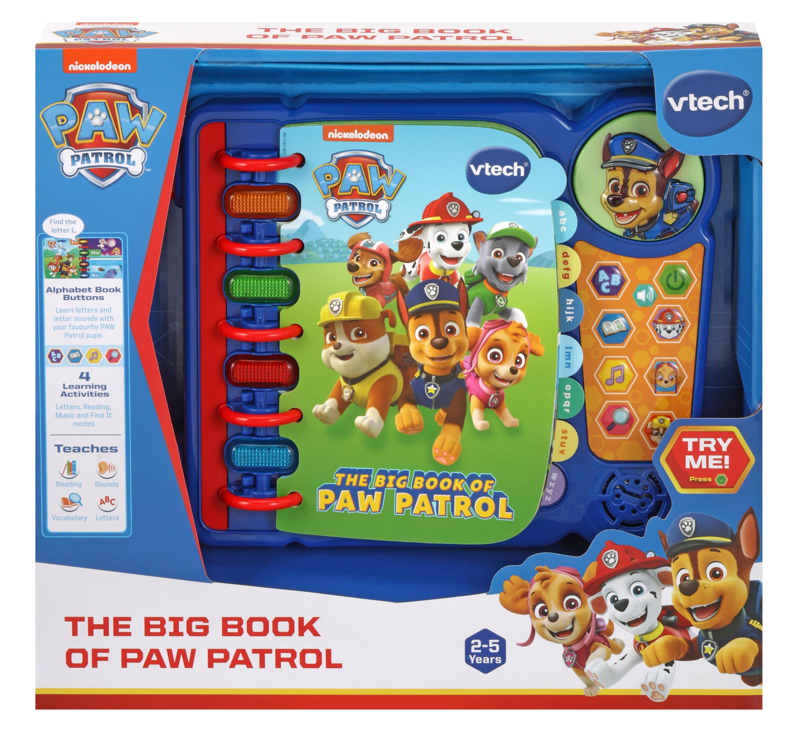 VTech PAW Patrol: The Big Book of PAW Patrol - Interactive Alphabet Learning for Kids 2-5 Years 8