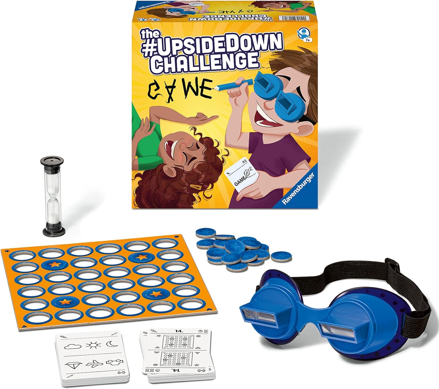 Ravensburger Upside Down Challenge Game - Party Board Game for Kids and Adults
