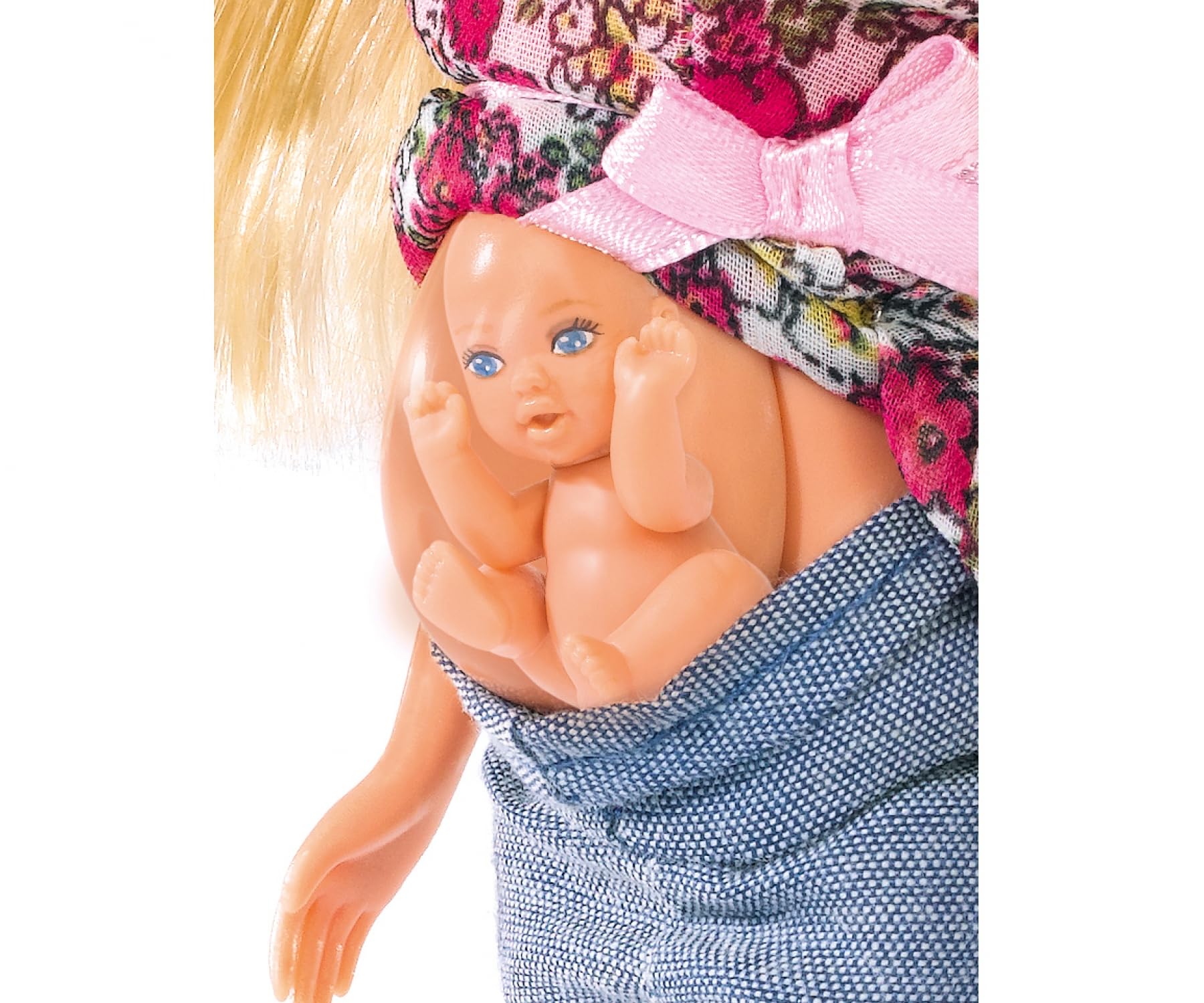 Simba Steffi Love Pregnant Doll with 13 Accessories - Tummy Opens to Place Baby, Ages 3+ 9