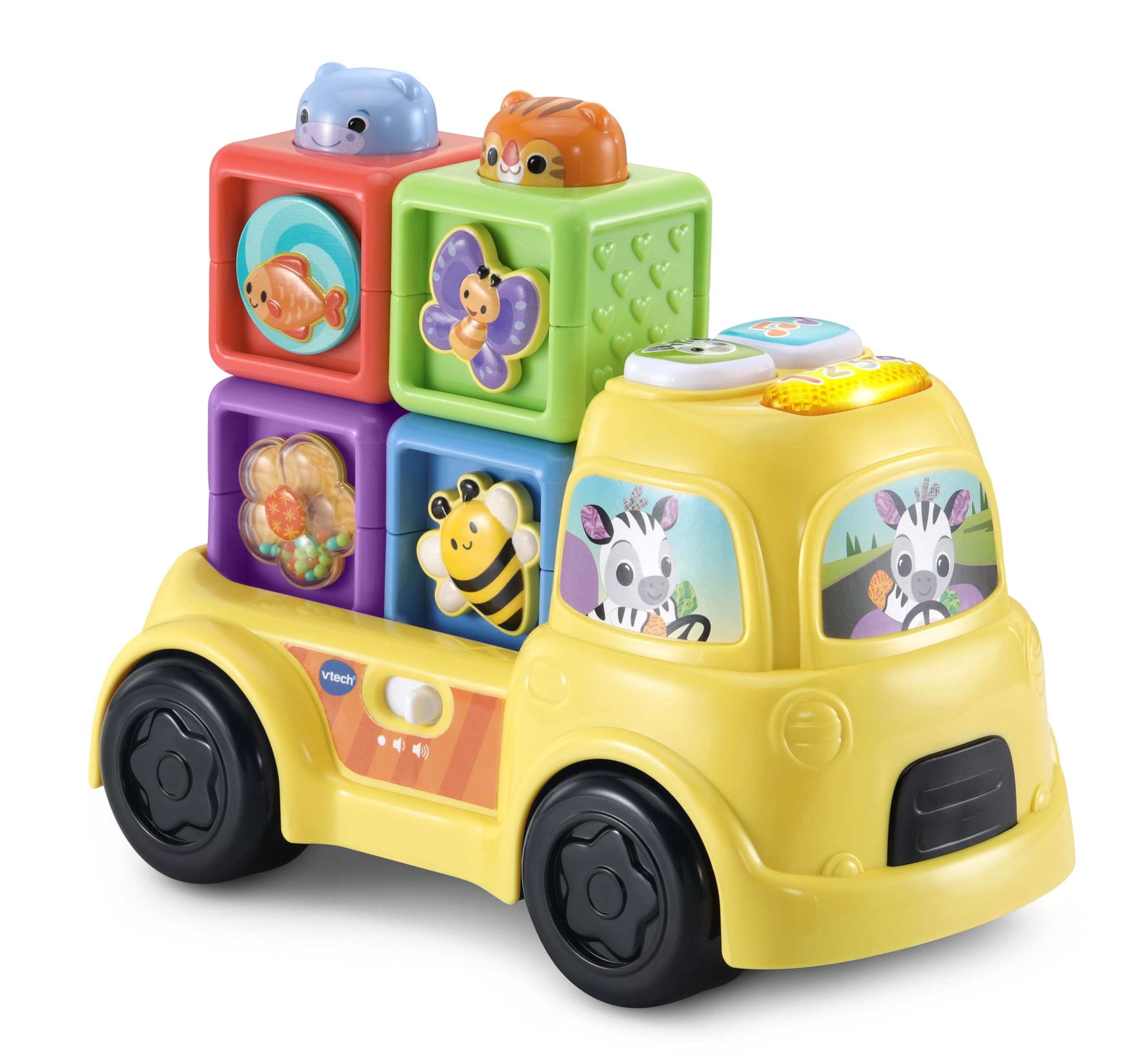 VTech Baby Pop-a-Block Truck - Interactive Learning Toy for 6 Months to 3 Years