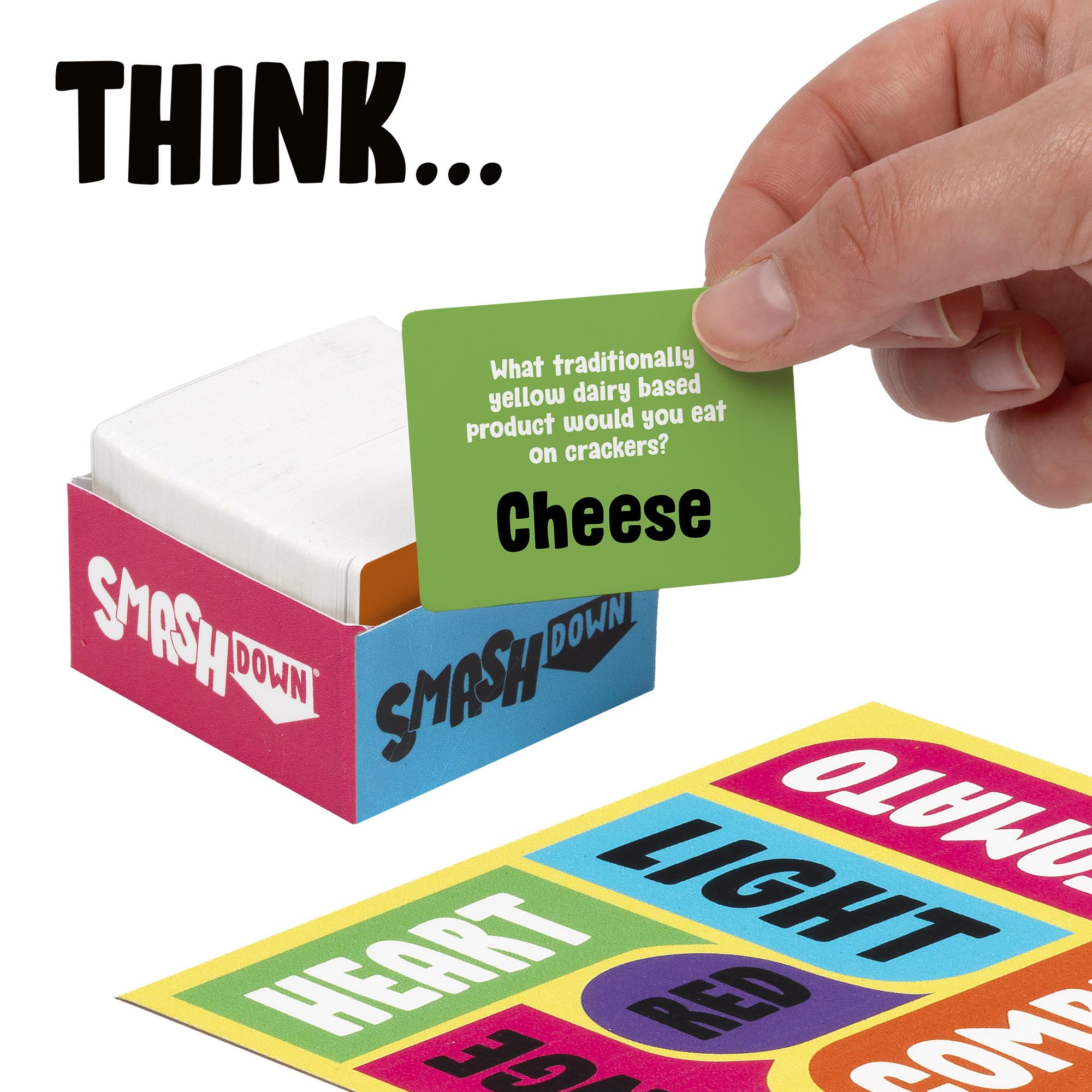 Ideal Smash Down: Think! Find! SMASH! Fast-Paced Trivia Party Game 9