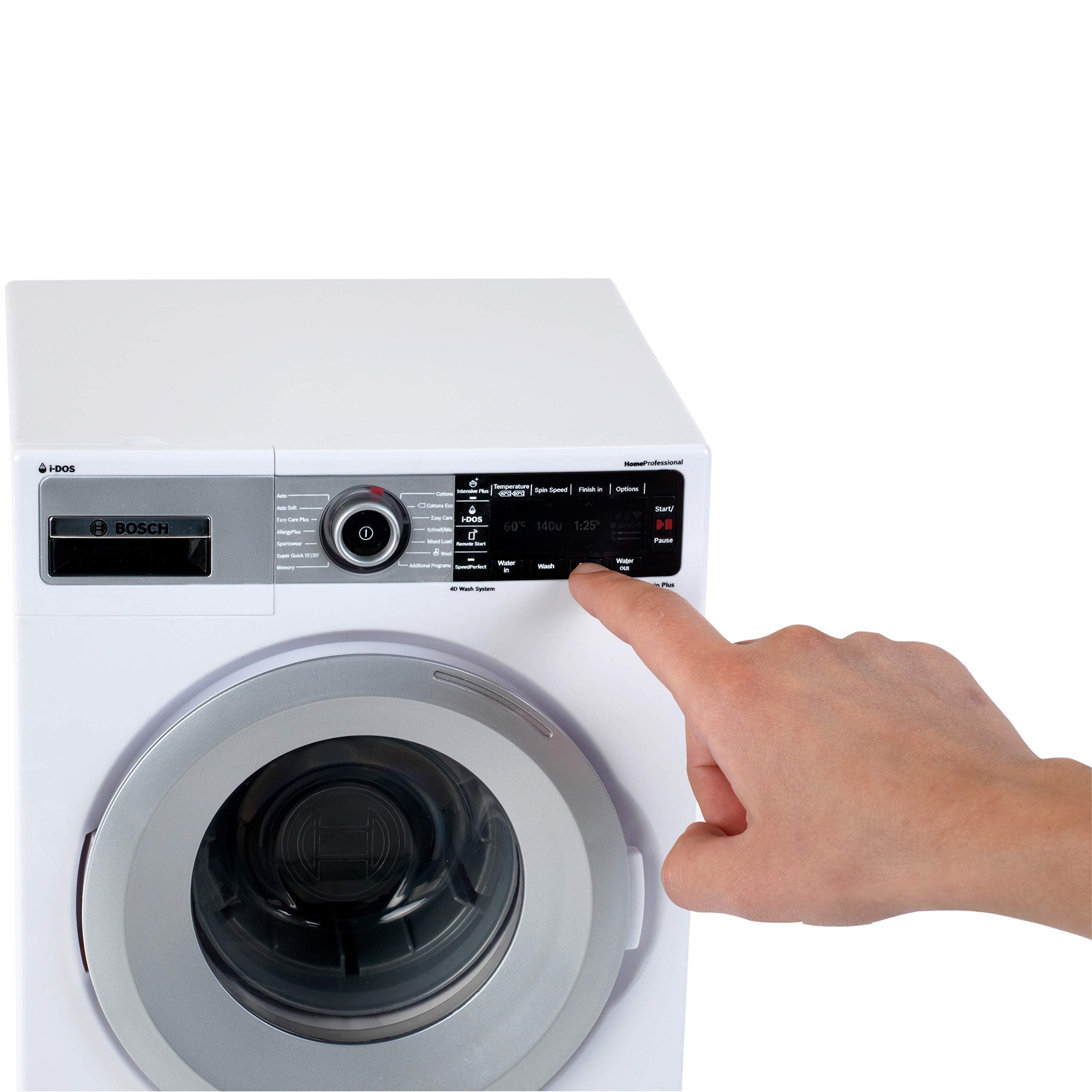 Theo Klein 9213 Bosch Washing Machine - Functional Pretend Play Toy for Ages 3+ 6