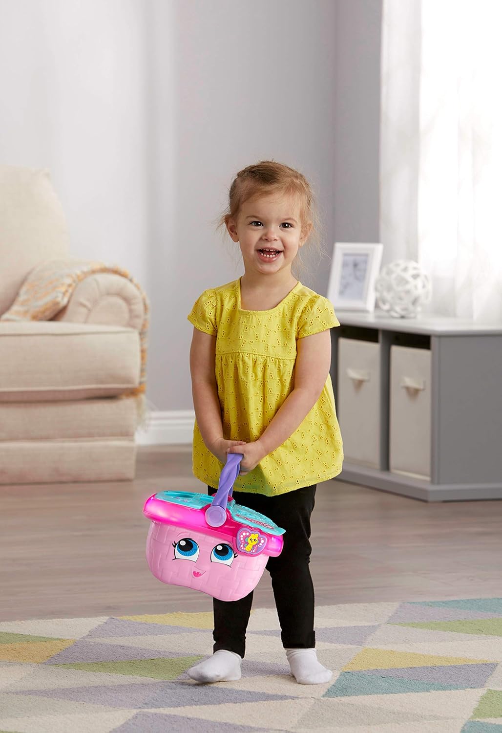 LeapFrog Shapes & Sharing Picnic Basket - Interactive Educational Toy for Ages 6-36 Months 8