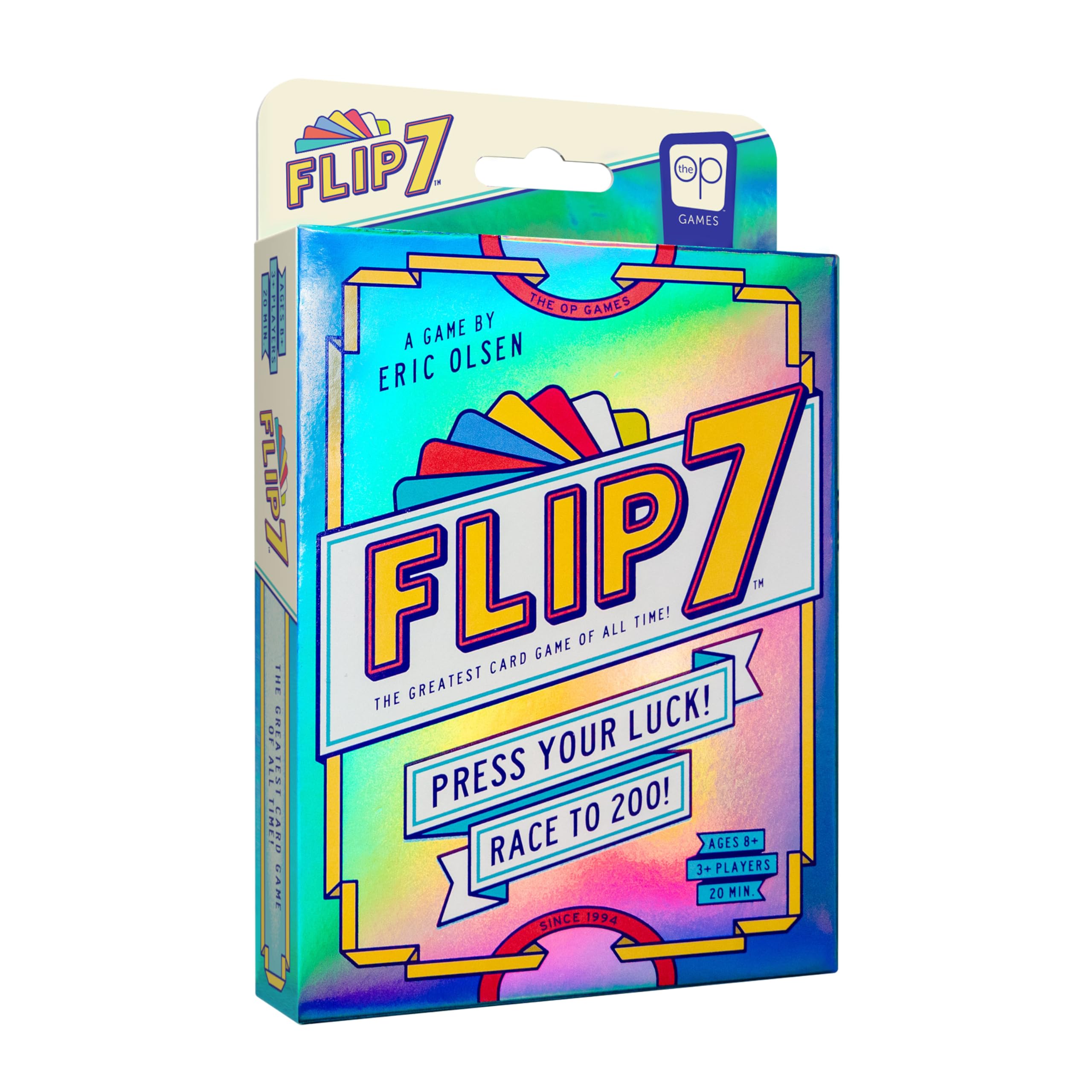USAopoly Flip 7 Card Game for 3+ Players, Ages 8+, 20-Minute Play Time