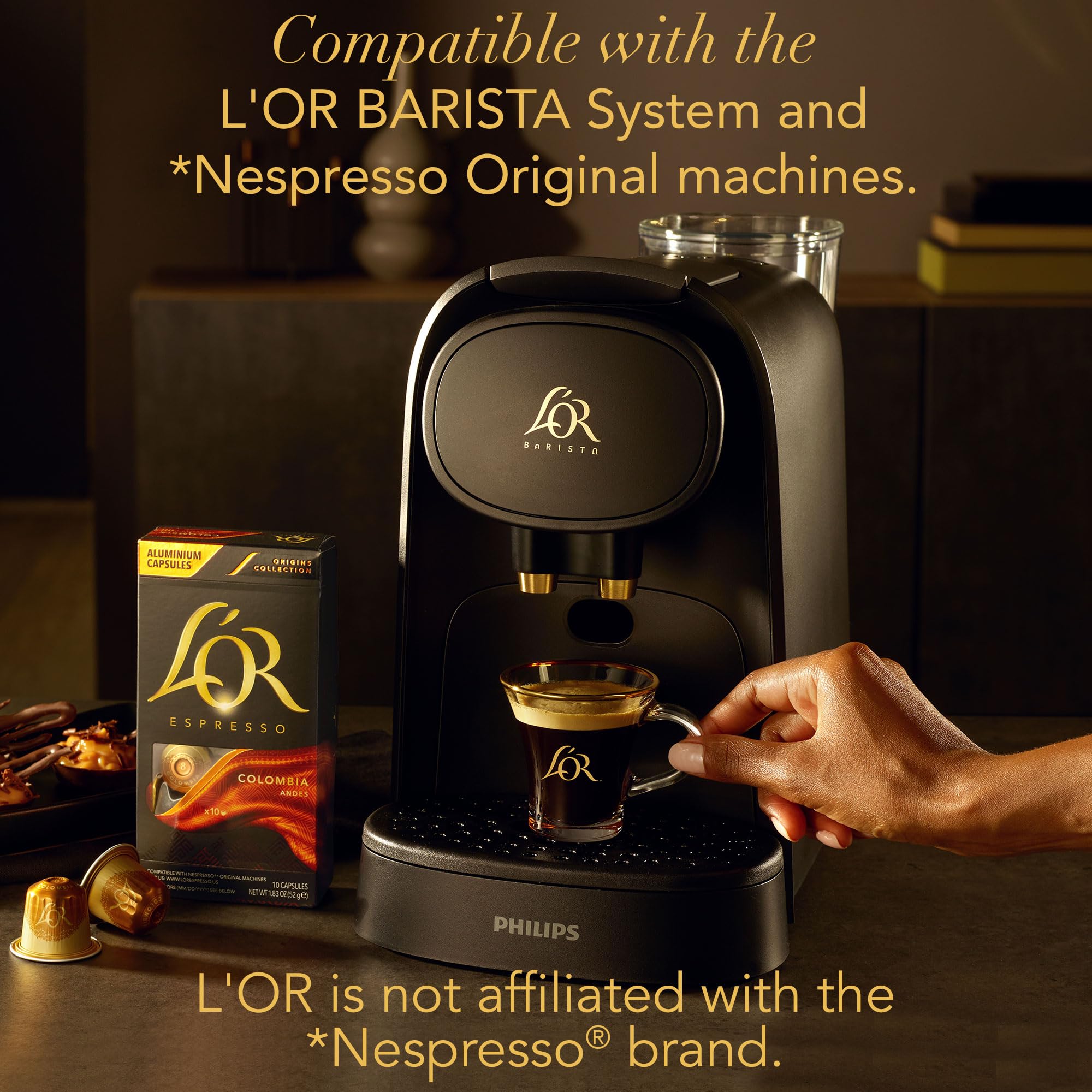 L'OR Espresso Ristretto Coffee Pods x10 Intensity 11 - Aluminum Capsules for Nespresso Machines 6