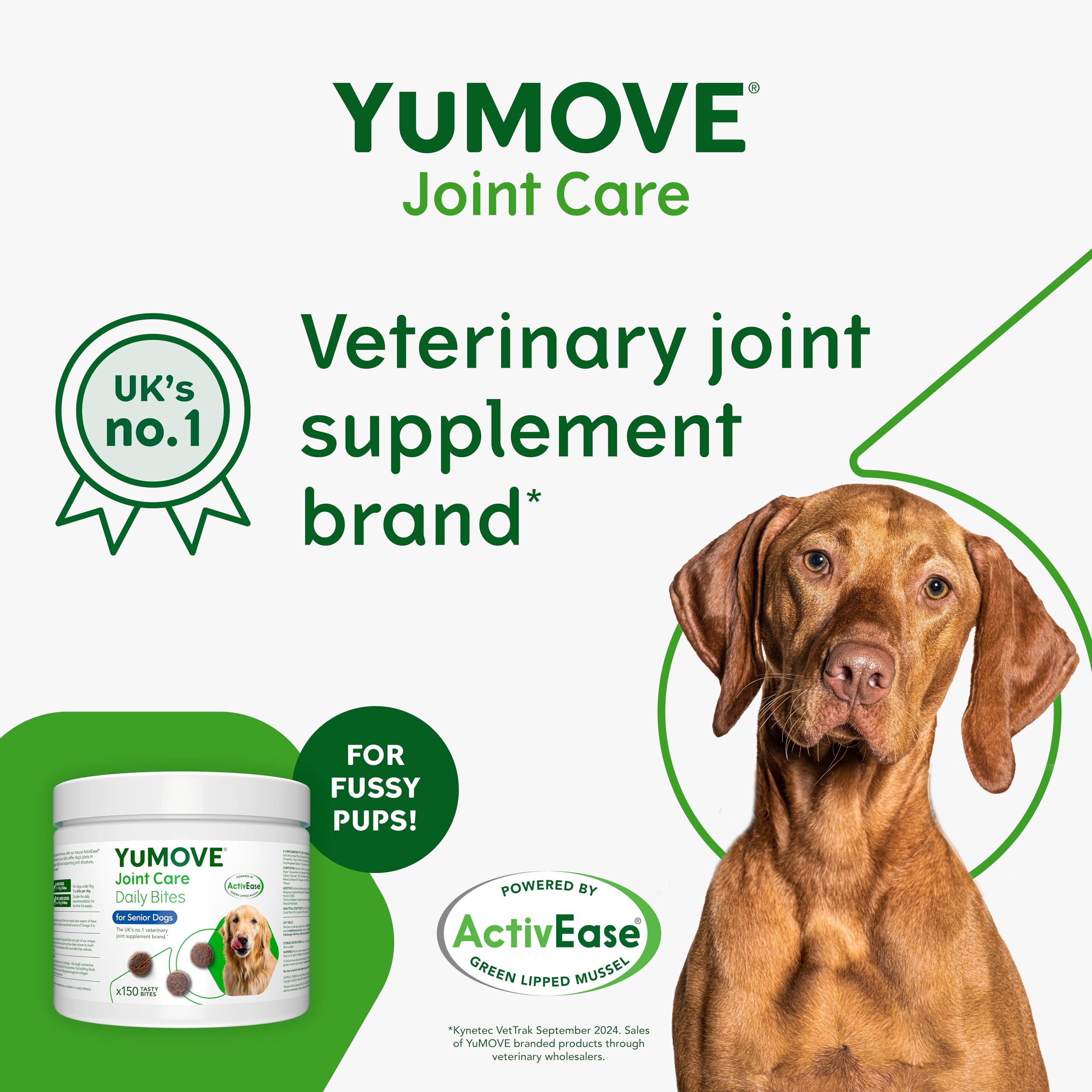 YuMOVE Senior Dog Joint Supplement - Daily Bites for Joint Care, 150 Chews
