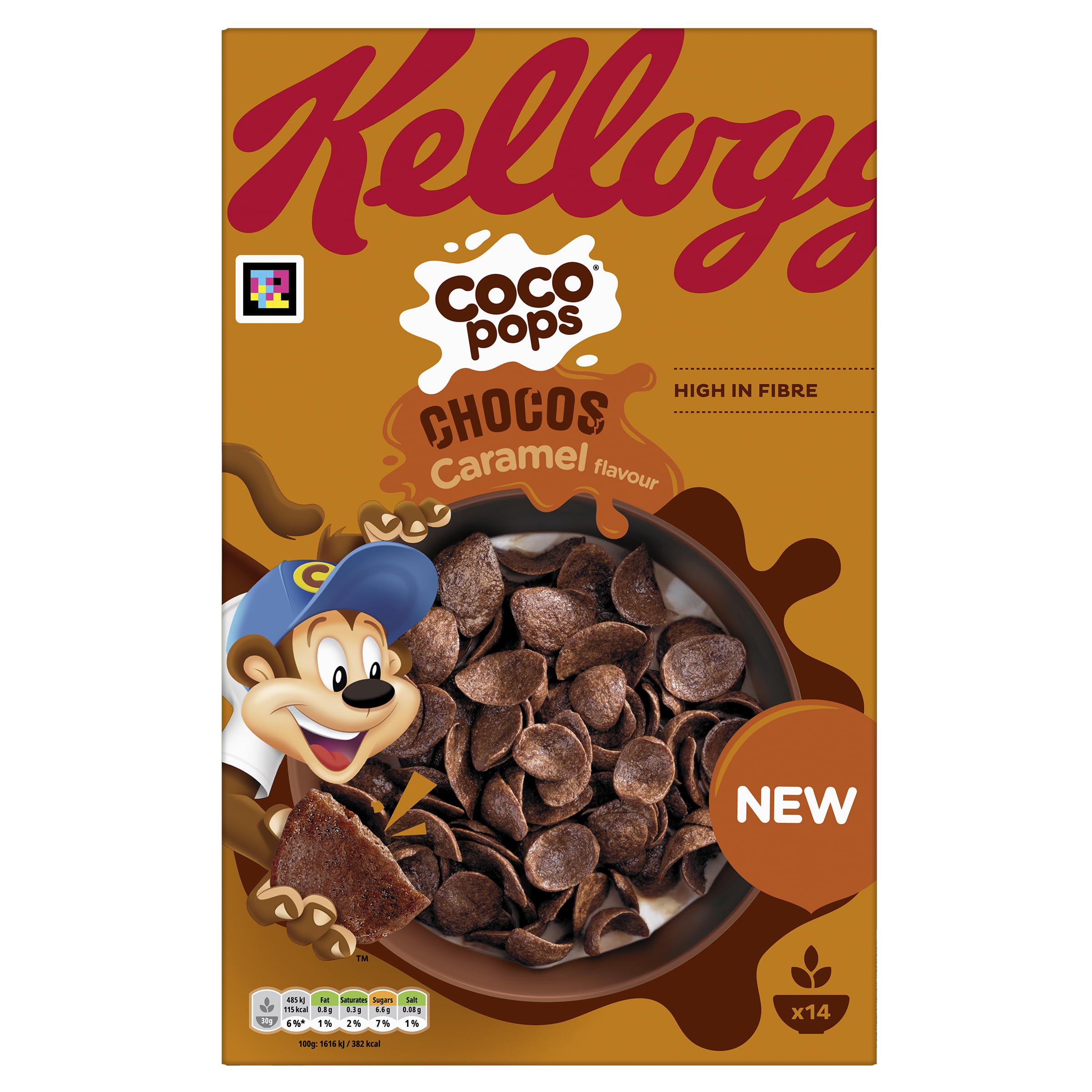 Kellogg's Coco Pops Schoko gesalzenes Karamell 430g 3