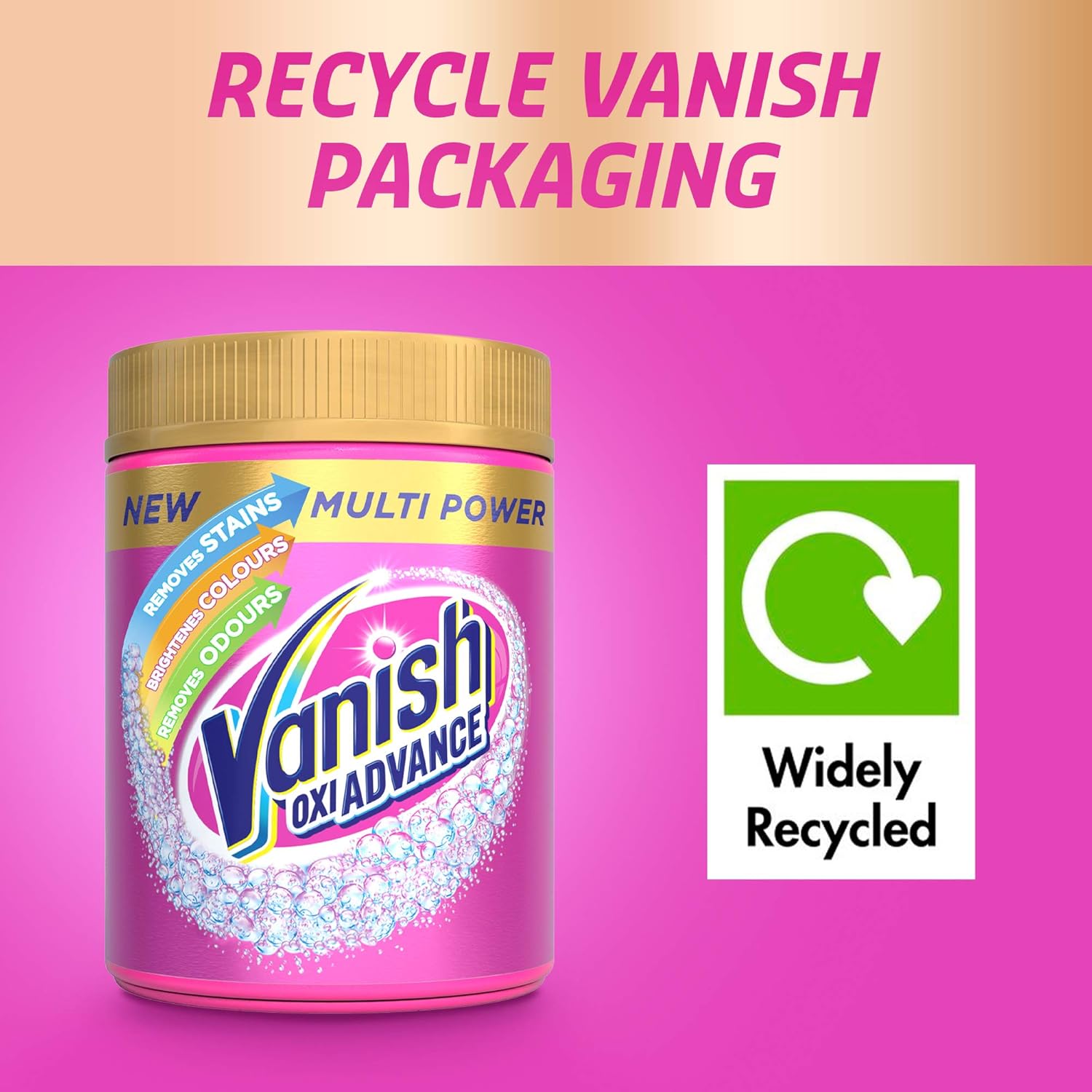Vanish - Oxi Advance Laundry Booster Powder 470g 5