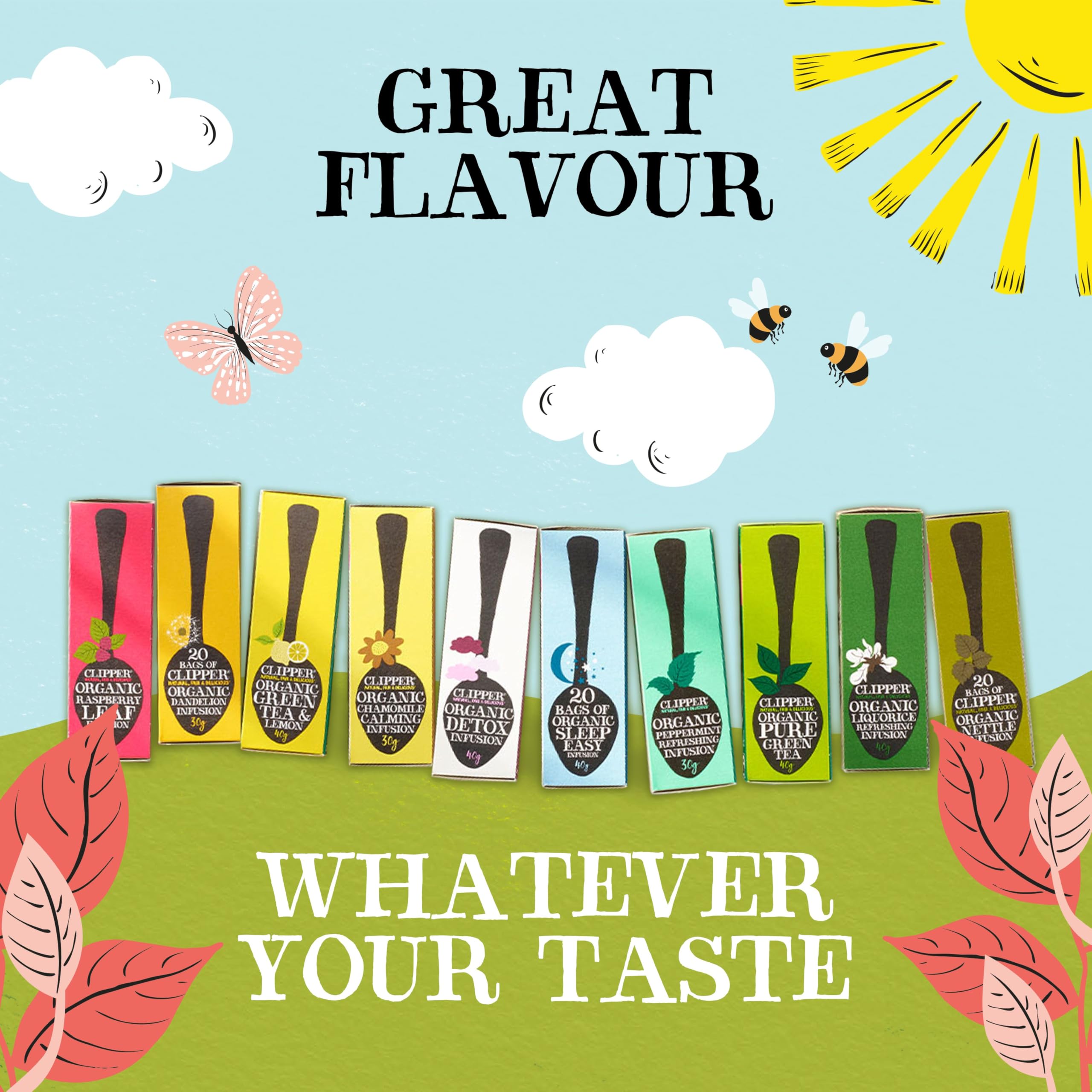 Clipper Organic Chamomile and Peach Infusions Fruit Teabags, 80 Tea Bags 8