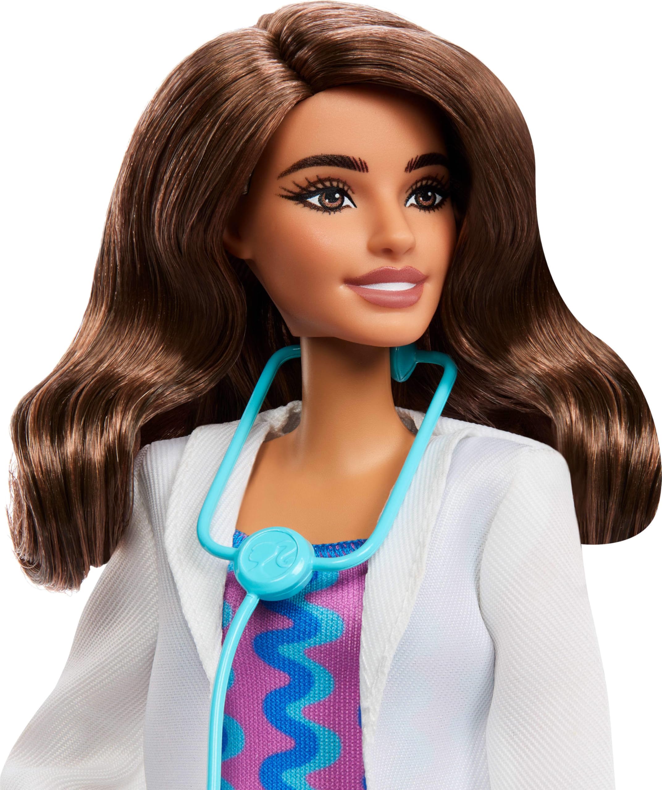 Barbie Careers Doctor Fashion Doll - Removable White Coat & Stethoscope | Ages 3+ 3