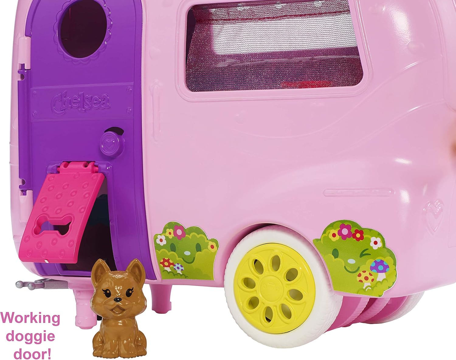 Barbie Club Chelsea Camper Playset - Vehicle, Doll, Puppy & 10 Accessories for Ages 3+ 9