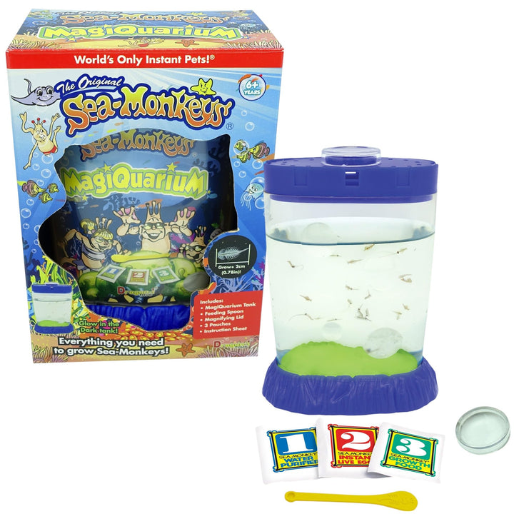 Sea Monkeys Glow in the Dark Magiquarium - Educational Science Kit for Kids 6+