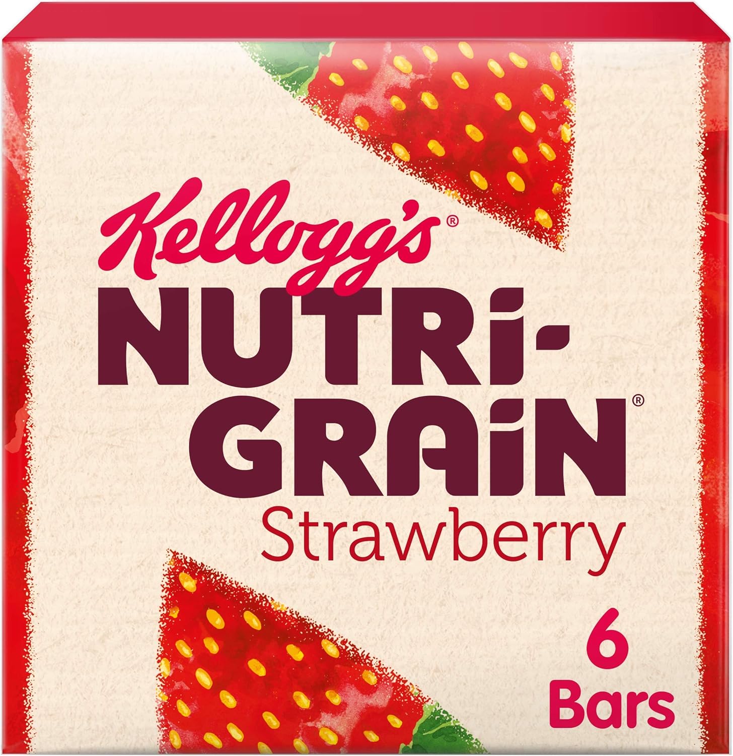 Kellogg's Strawberry Nutri-Grain Bars 6x37g