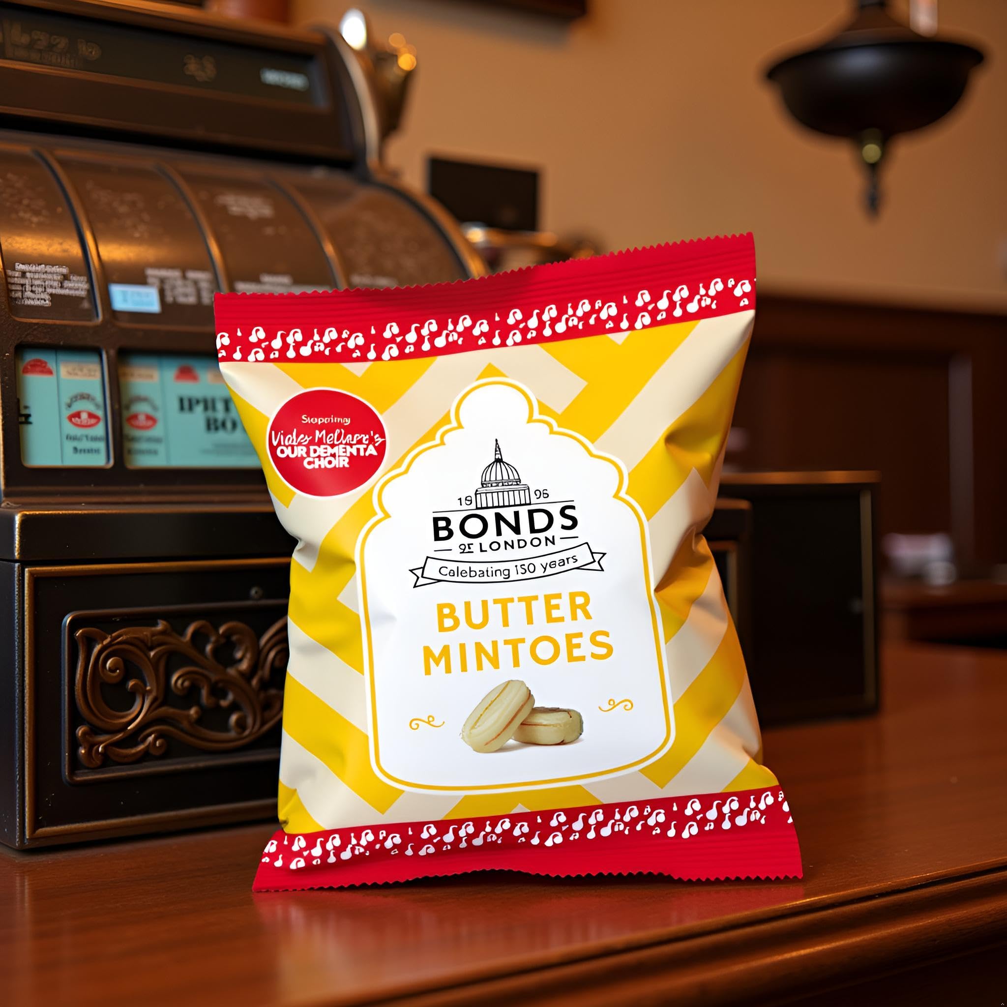 Bonds of London Butter Mintoes, Retro Boiled Sweets, Vegetarian Friendly, 120g (Pack of 12) 6