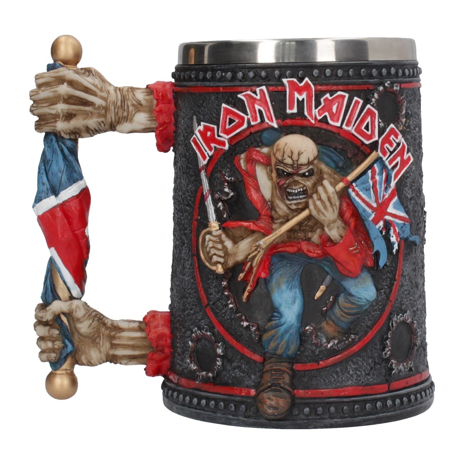 Nemesis Now - Iron Maiden Eddie The Trooper Tankard Mug 9