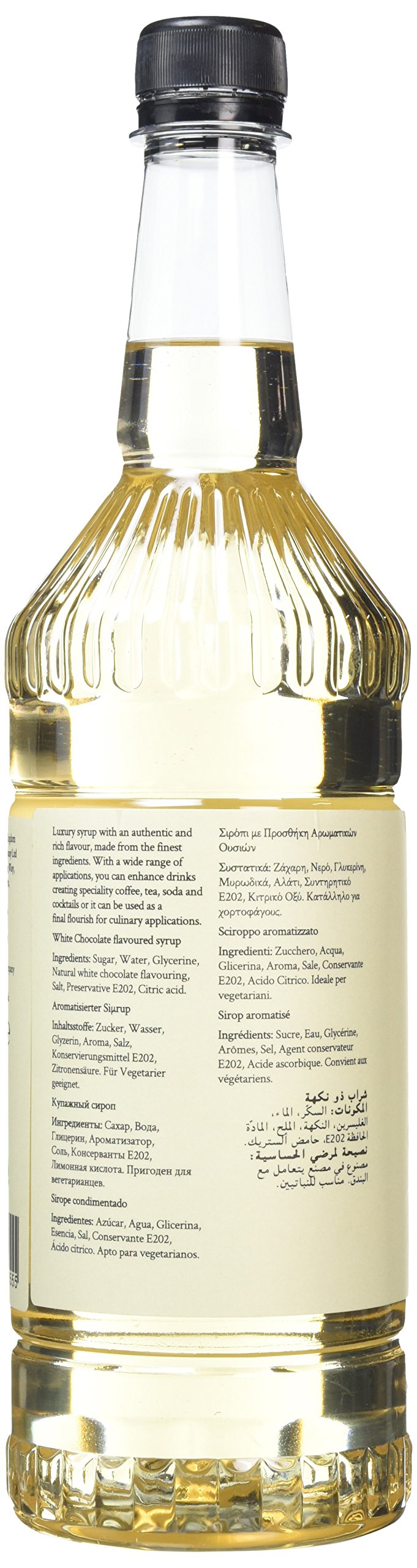 Simply White Chocolate Syrup - Luxury Natural Flavour | 1 Litre | Vegetarian Approved 2