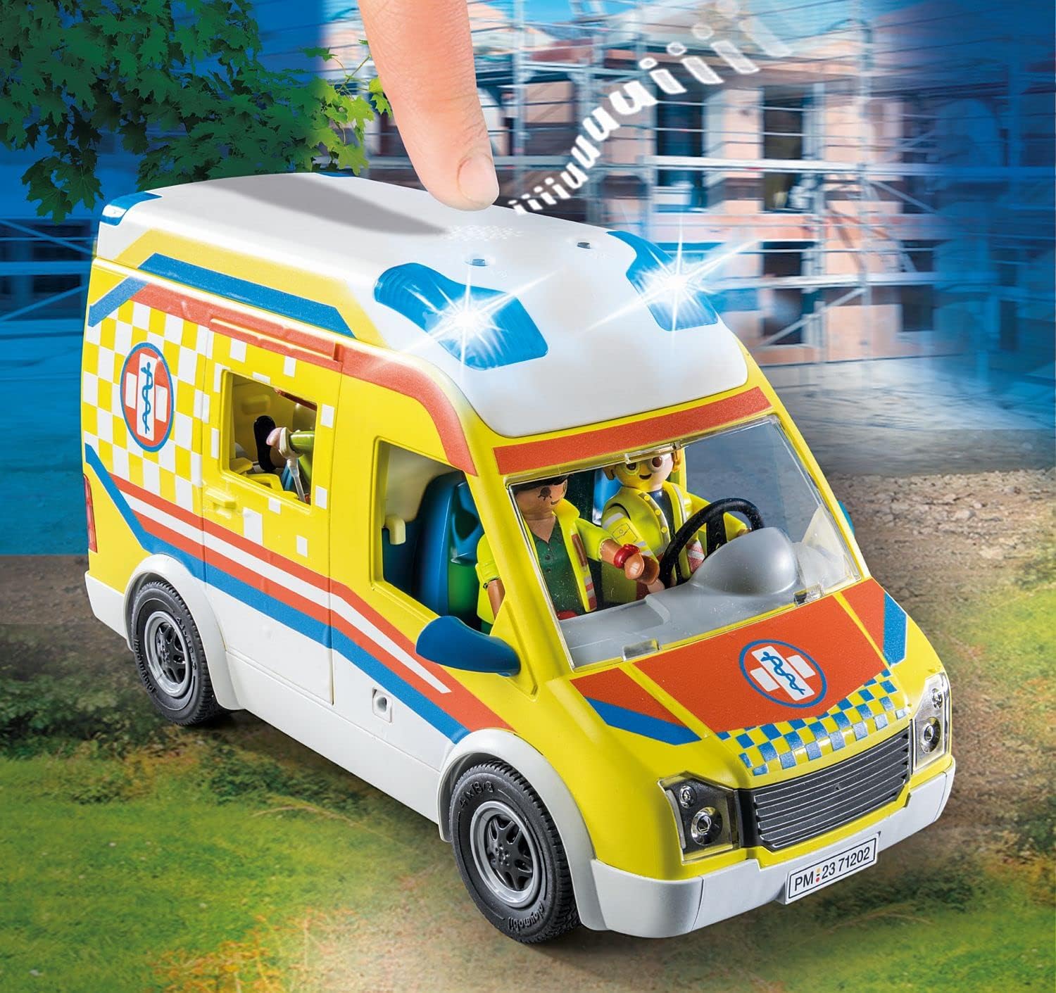Playmobil 71202 City Life Ambulance with Lights and Sound - Role Play Toy for Ages 4+ 6