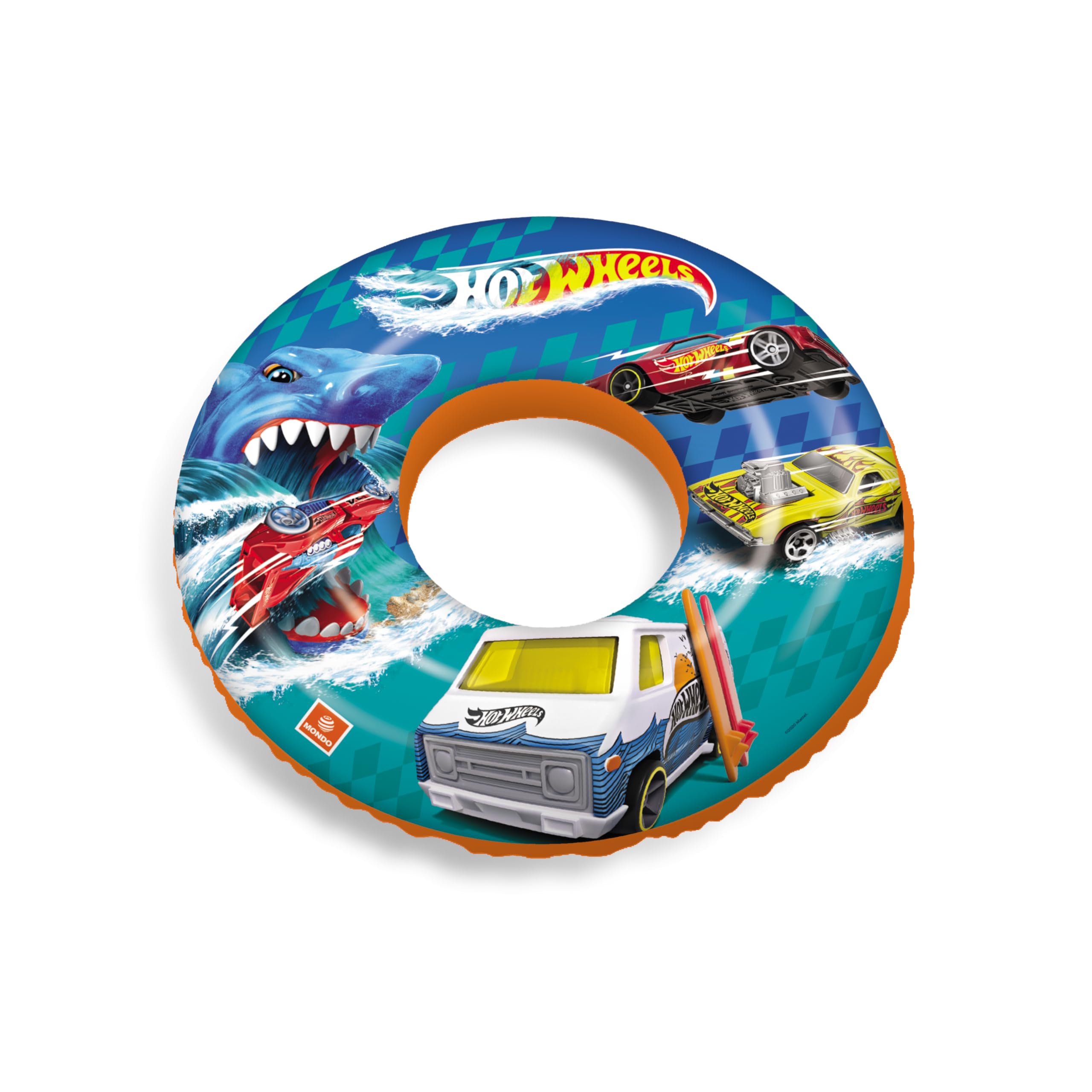 Mondo Hot Wheels Inflatable Swim Ring - Age 2+ | Multicolored | 500mm