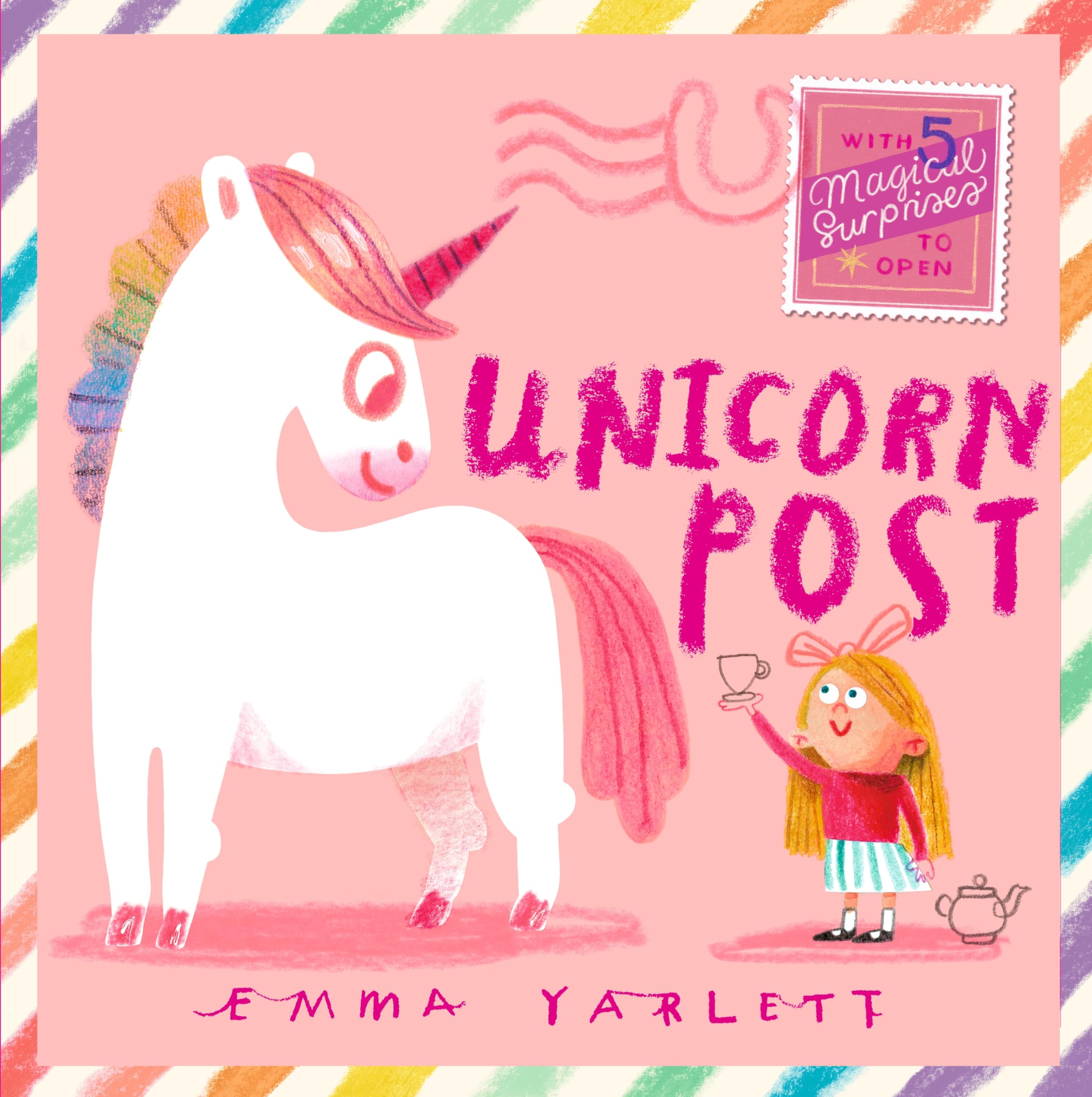 WALKER BOOKS Unicorn Post by Emma Yarlett | Hardcover Papercrafts Book for Ages 3-6