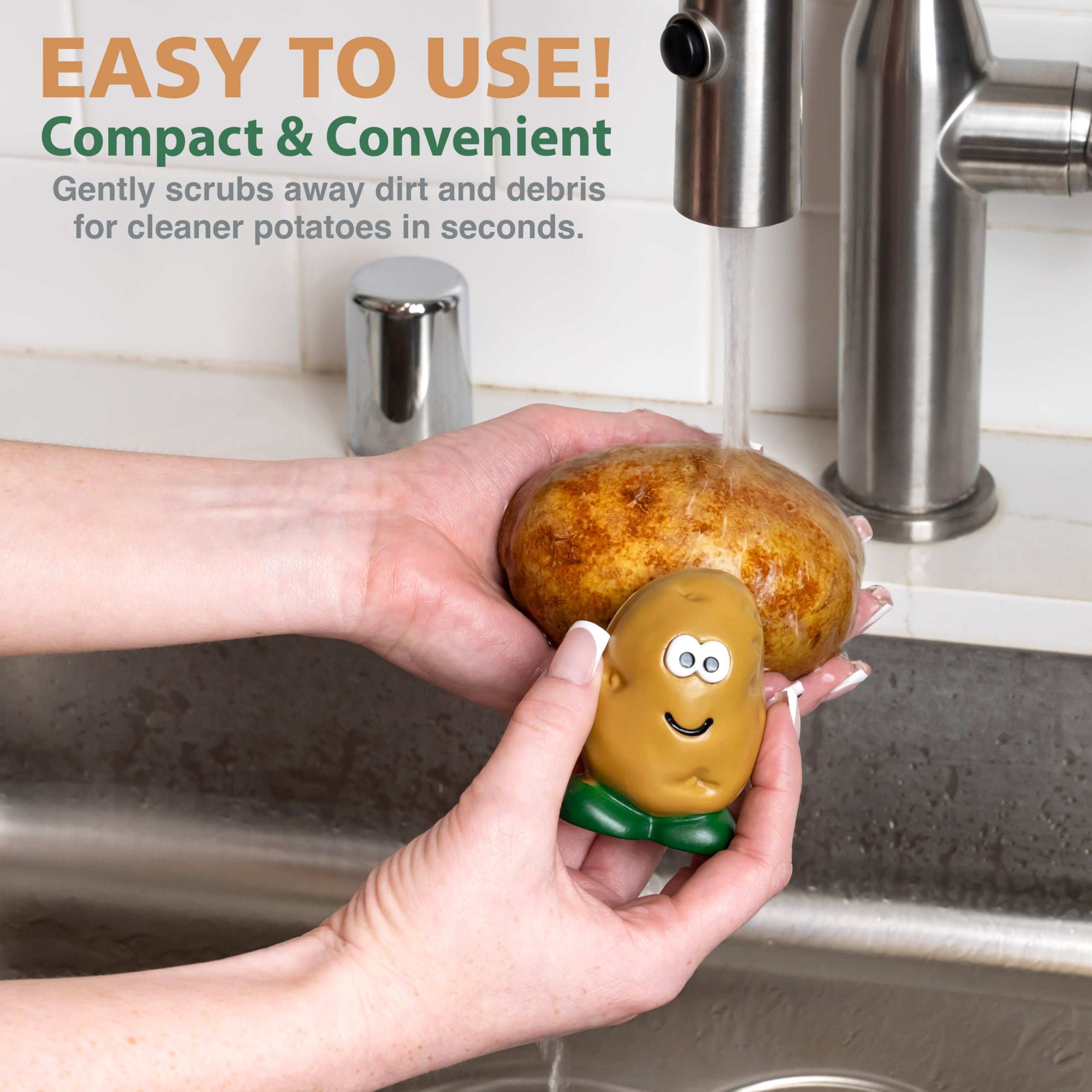 Joie Spud Dude Classic Potato Scrubbing Brush 10