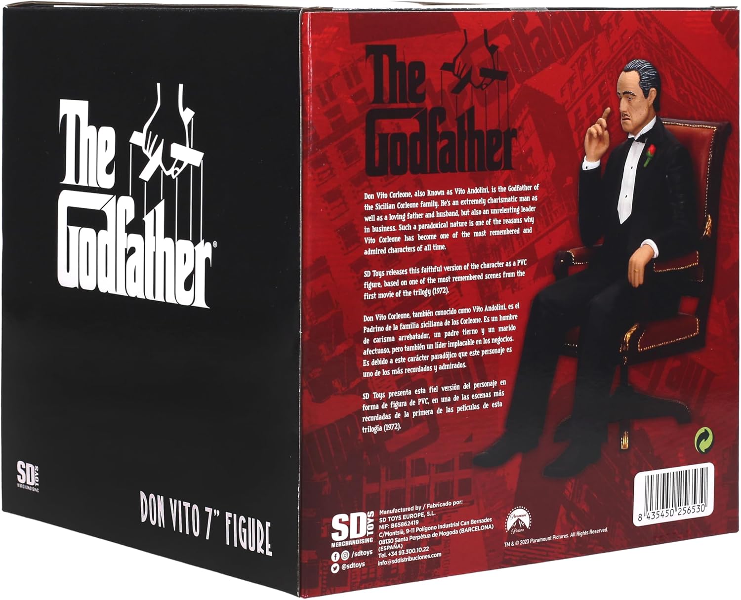 SD TOYS Godfather Vito Corleone 15 cm Collectible Figure 8