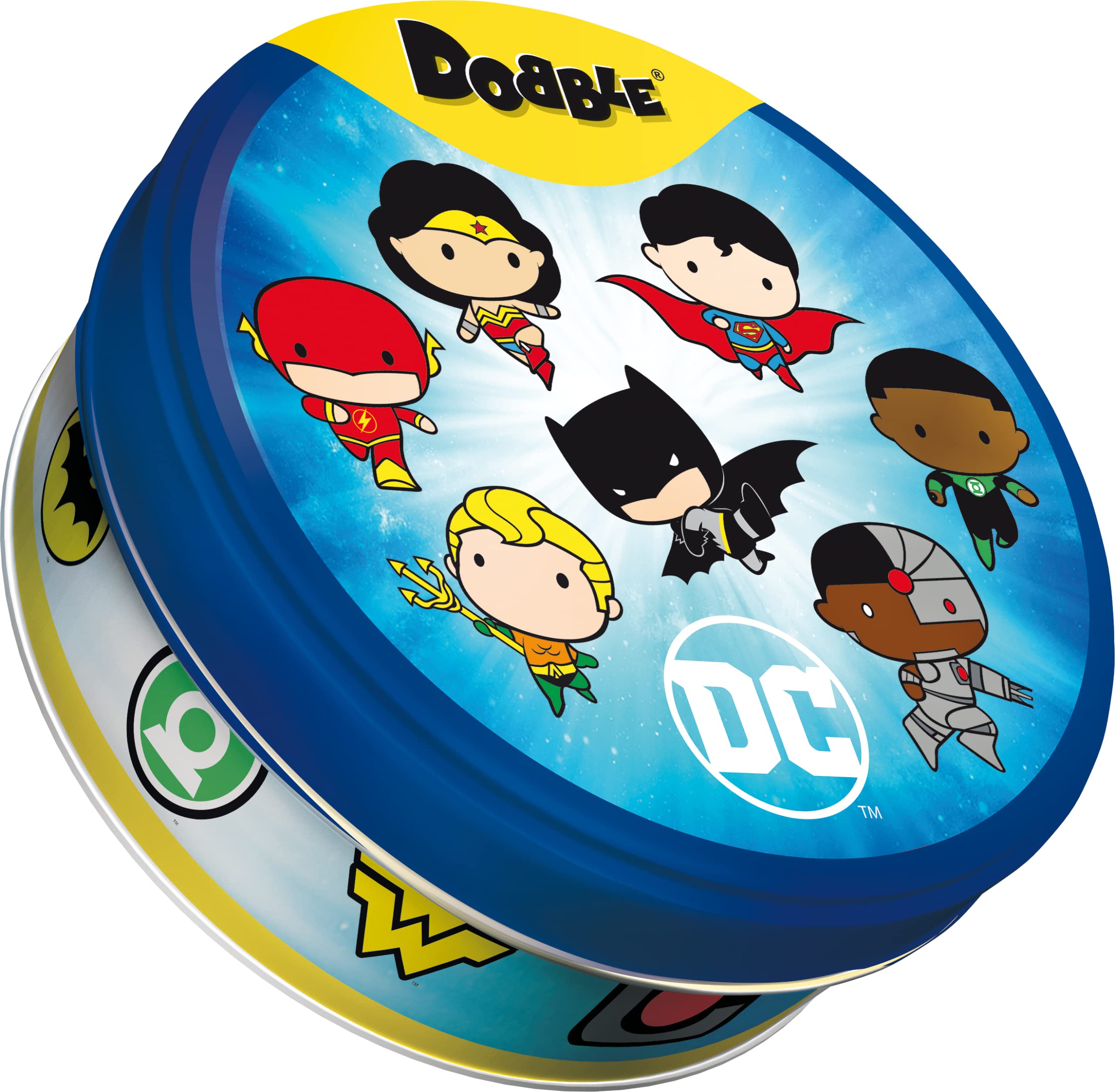 Asmodee Dobble DC Justice League-Kartenspiel für Kinder und Familien – exklusiv bei Amazon 3