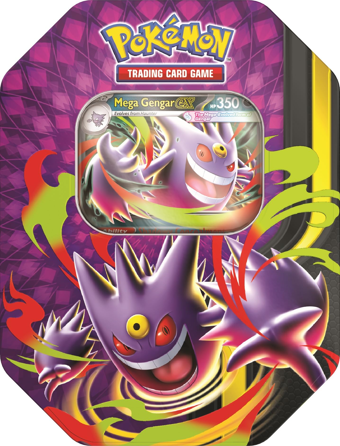 Pokémon TCG: Mega Moon Light Tin - Includes 1 Random Mega Tin, Foil Promo Card, 4 Booster Packs & Live Code Card