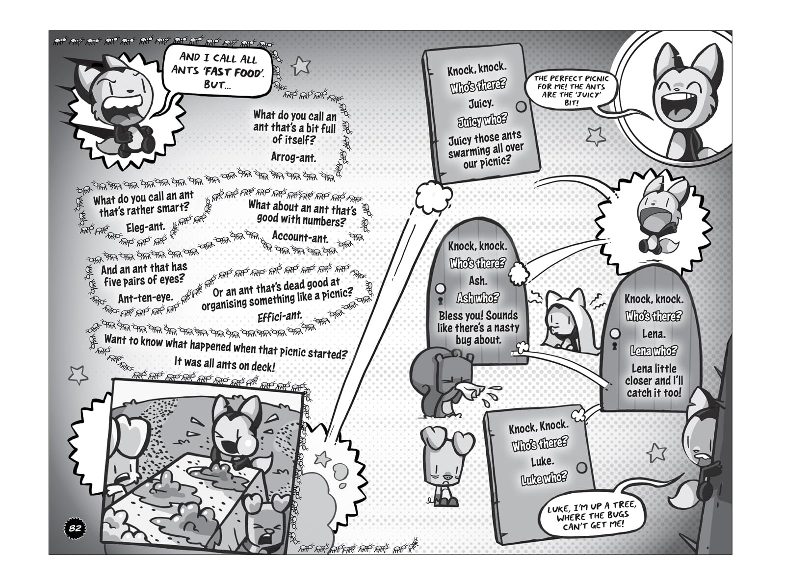 Bunny vs Monkey: The Gigantic Joke Fight (a Phoenix Comic Book) by Jamie Smart | Paperback 3