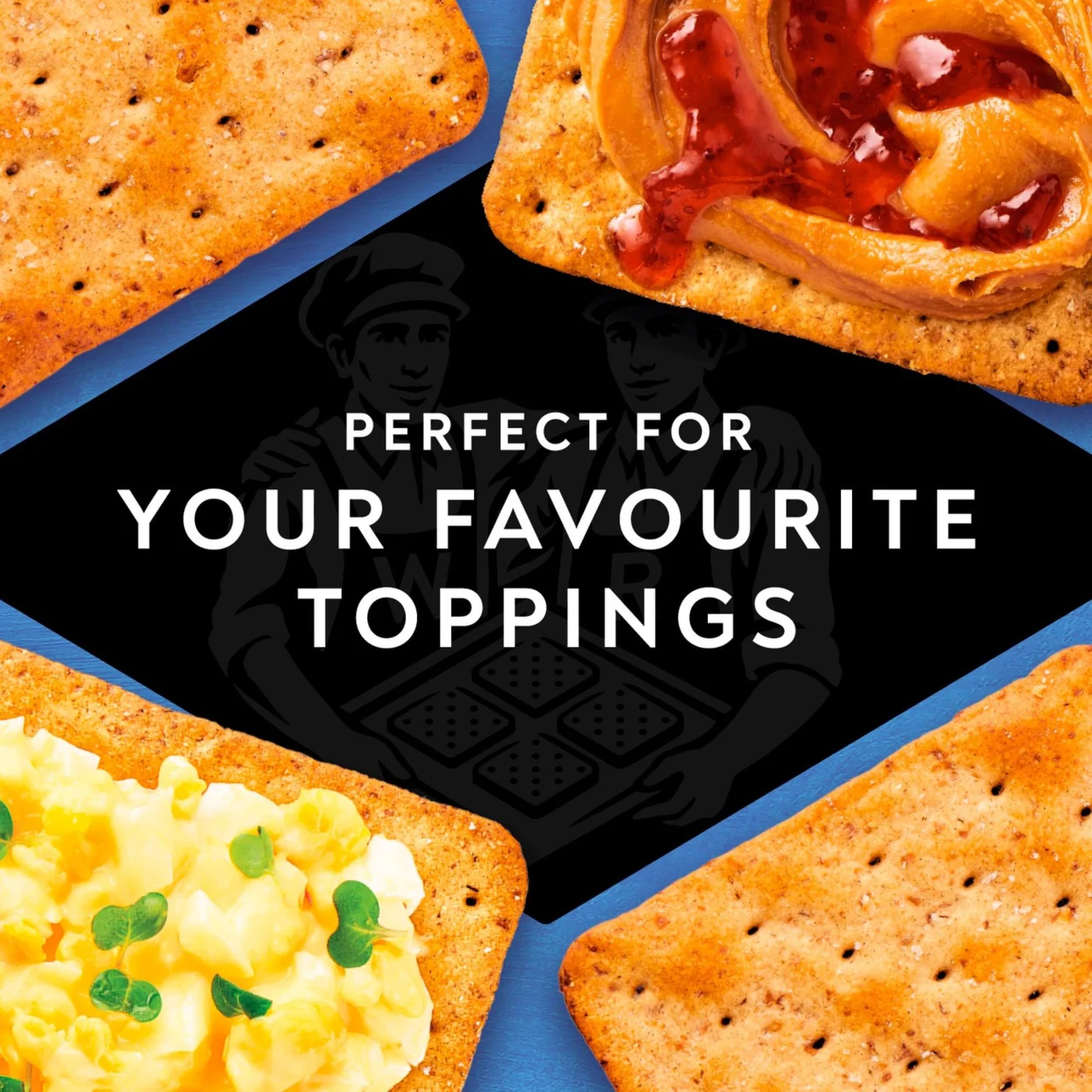 Jacob's Krackawheat Crackers 230g - Extra Crunchy Whole Grain Wheat & Rye Crackers 5