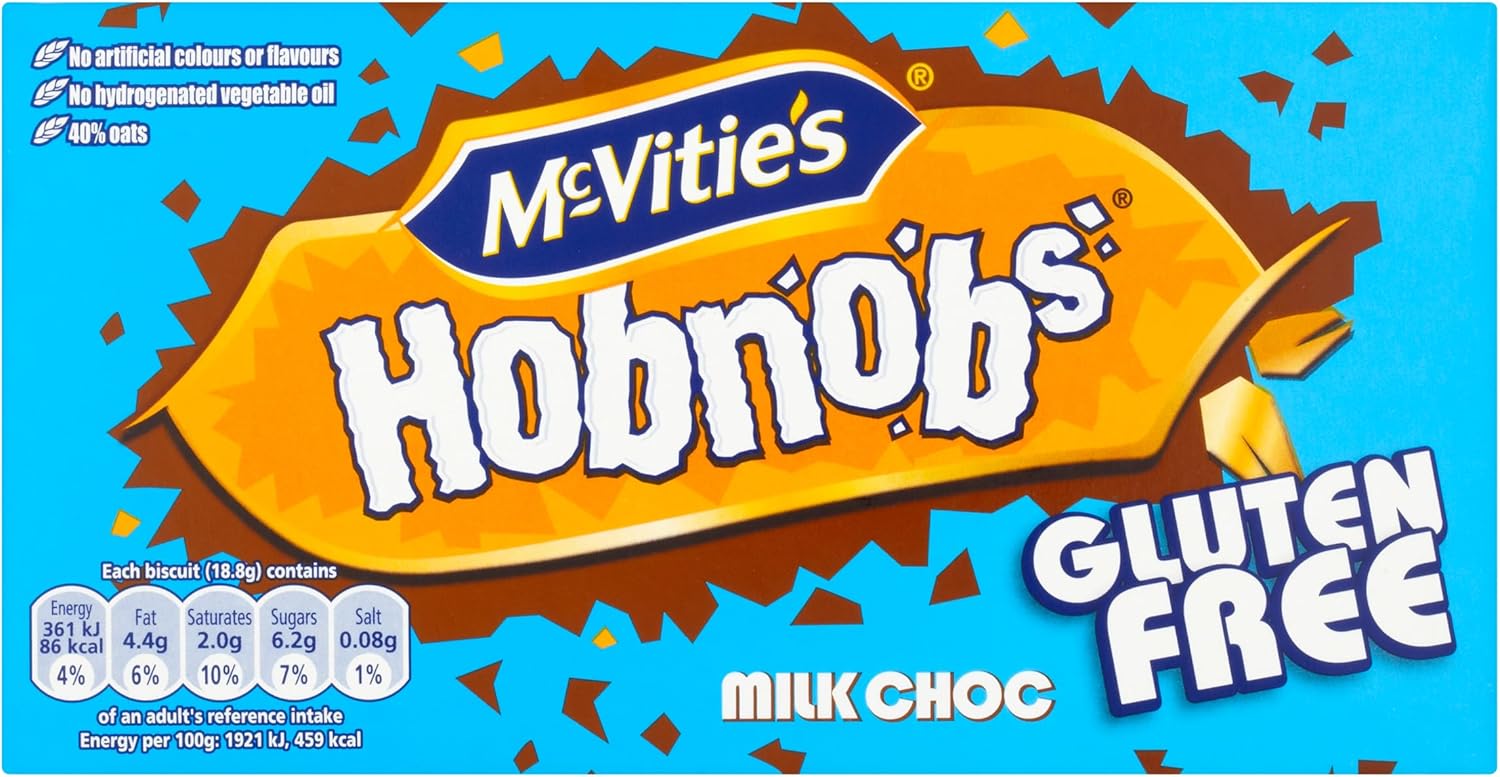 McVitie's Gluten Free Milk Chocolate Hobnobs Biscuits 150g